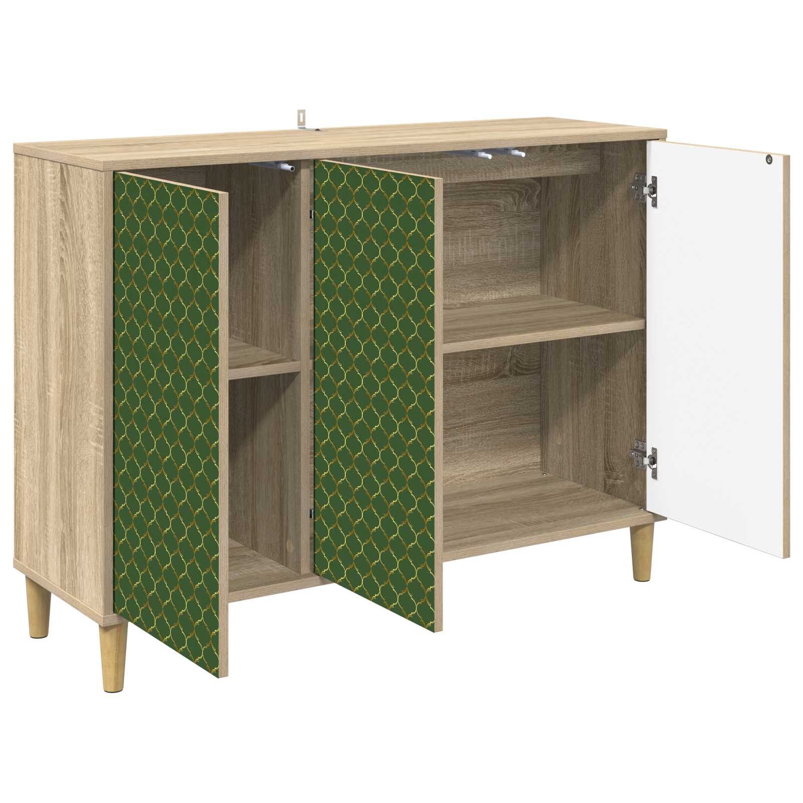 Πλαϊνό γραφείο GELEEN Sonoma 102 x 33 x 75 εκ. - Pakobazaar