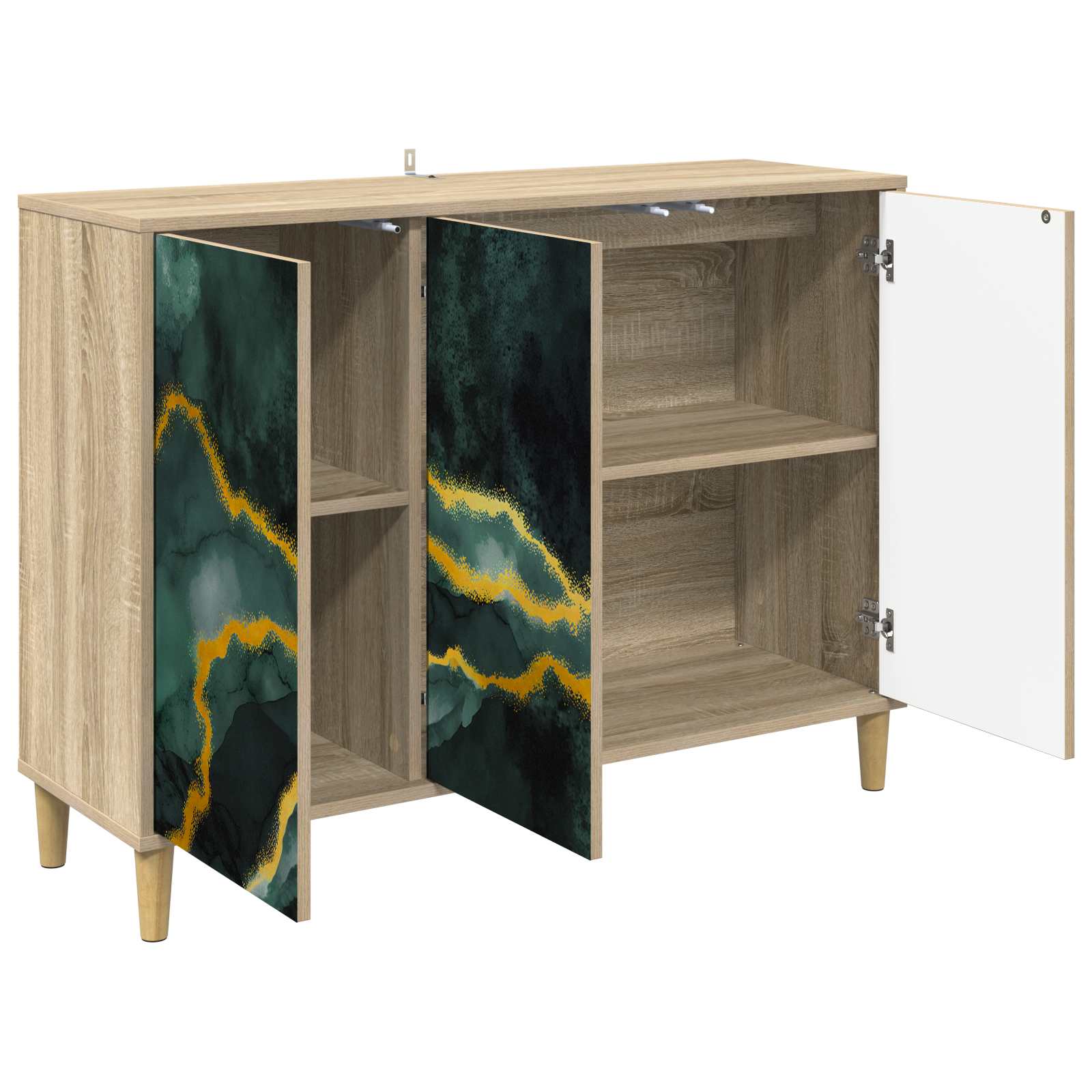 Πλαϊνό γραφείο WIJHE Sonoma 102 x 33 x 75 εκ.