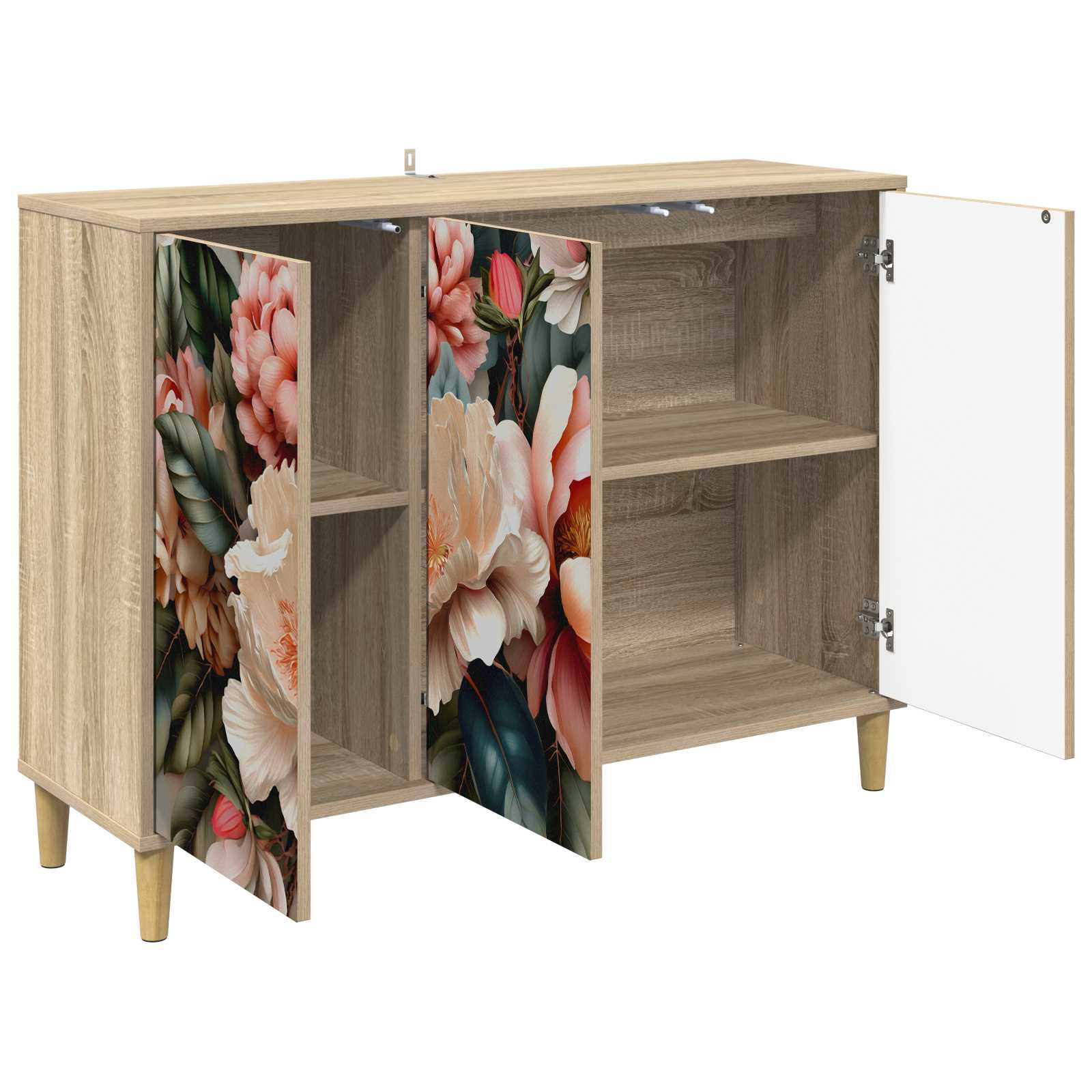 Πλαϊνό γραφείο BORNE Sonoma 102 x 33 x 75 εκ.