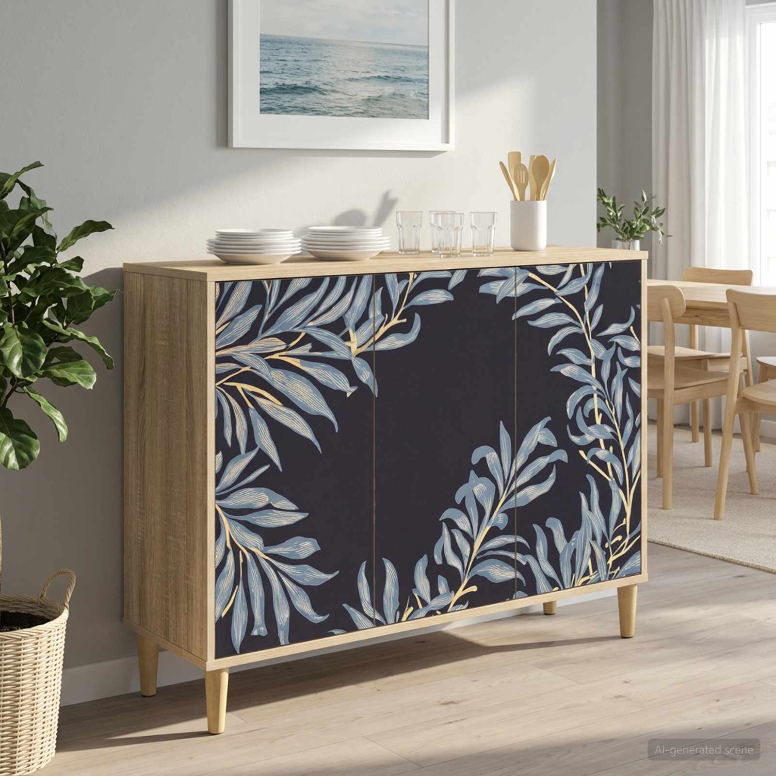 Πλαϊνό γραφείο DOKKUM Sonoma 102 x 33 x 75 εκ. - Pakobazaar