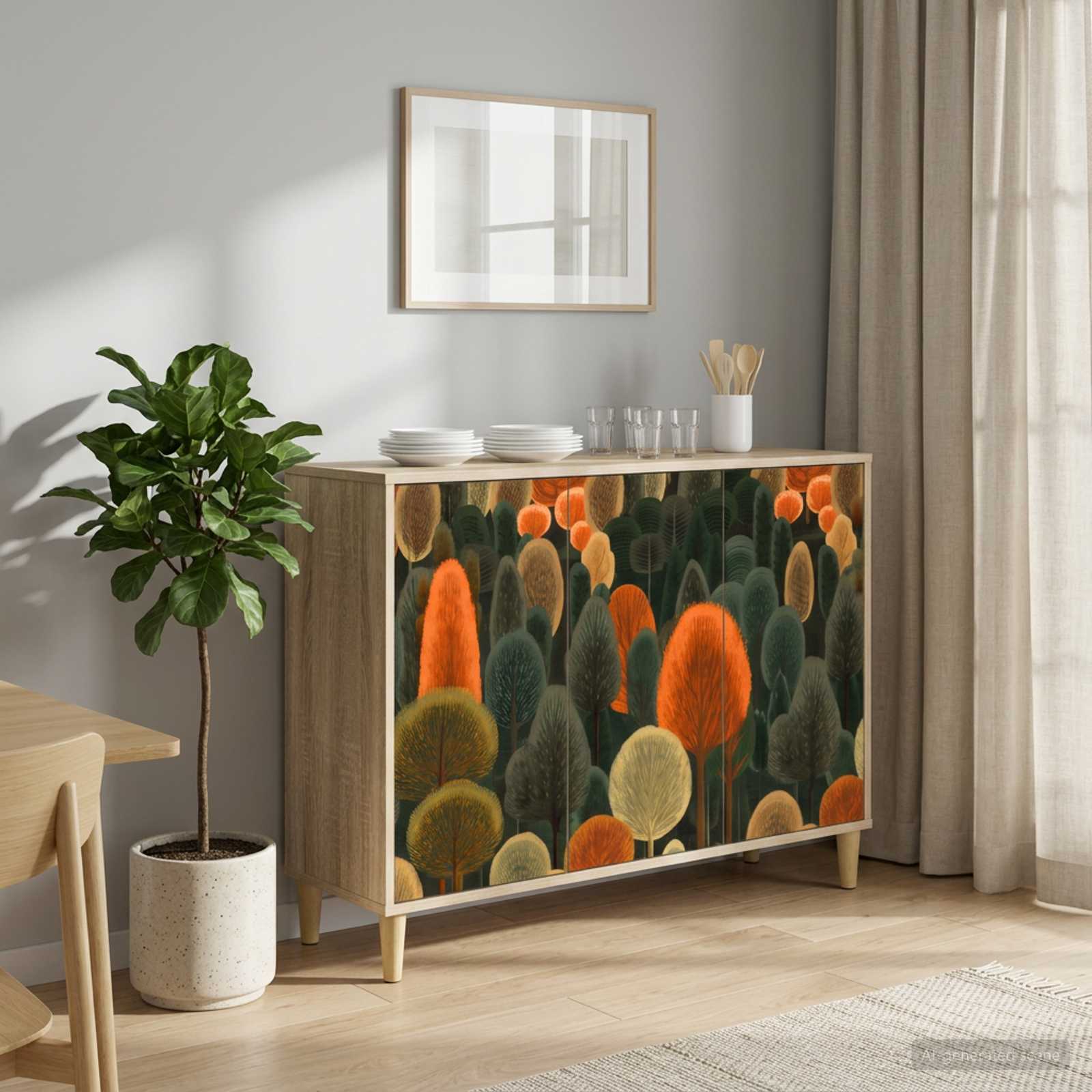 Πλαϊνό γραφείο ZAANDAM Sonoma 102 x 33 x 75 εκ.