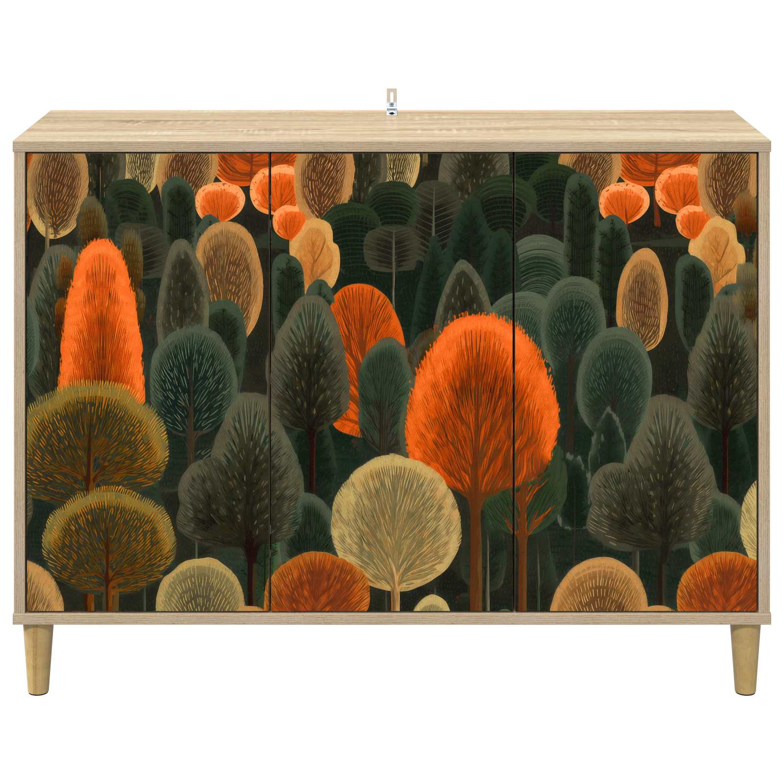 Πλαϊνό γραφείο ZAANDAM Sonoma 102 x 33 x 75 εκ.