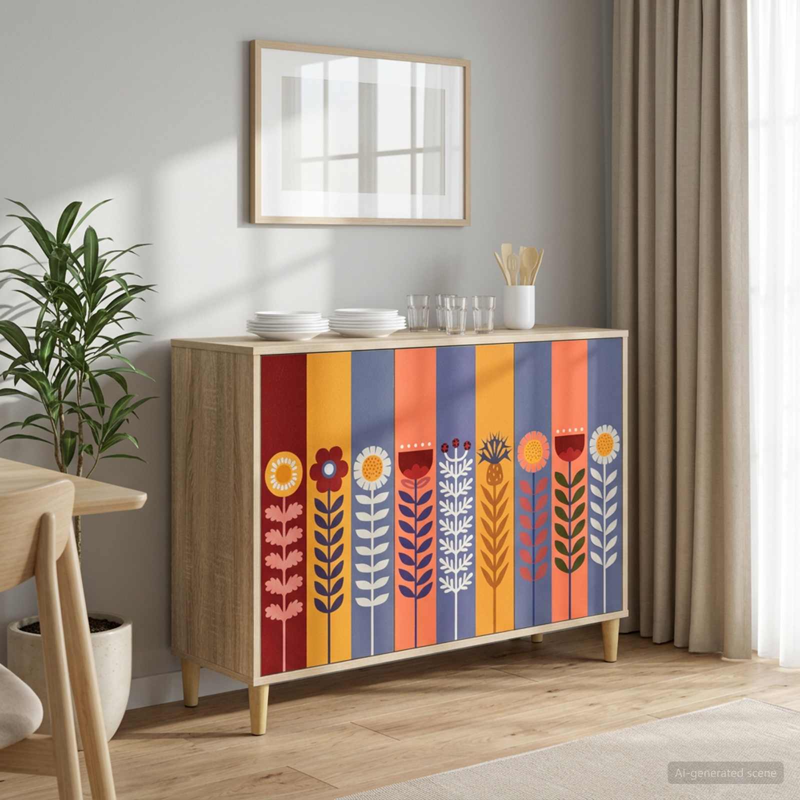 Πλαϊνό γραφείο ESSEN Sonoma 102 x 33 x 75 εκ.