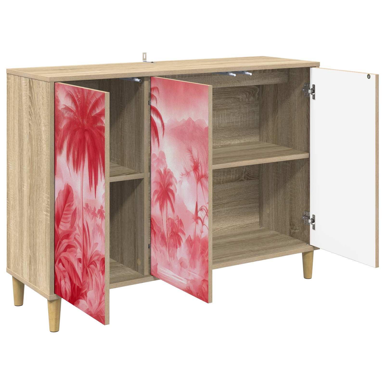 Πλαϊνό γραφείο AACHEN Sonoma 102 x 33 x 75 εκ. - Pakobazaar