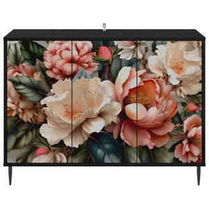 Πλαϊνό γραφείο BORNE Μαύρη Δρυς 102 x 33 x 76 εκ. - Pakobazaar