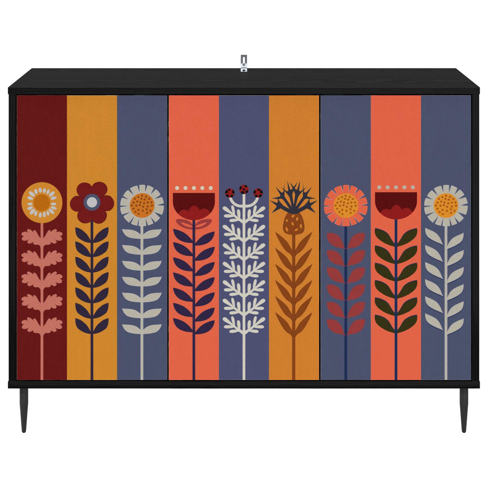 Πλαϊνό γραφείο ESSEN Μαύρη Δρυς 102 x 33 x 76 εκ. - Pakobazaar