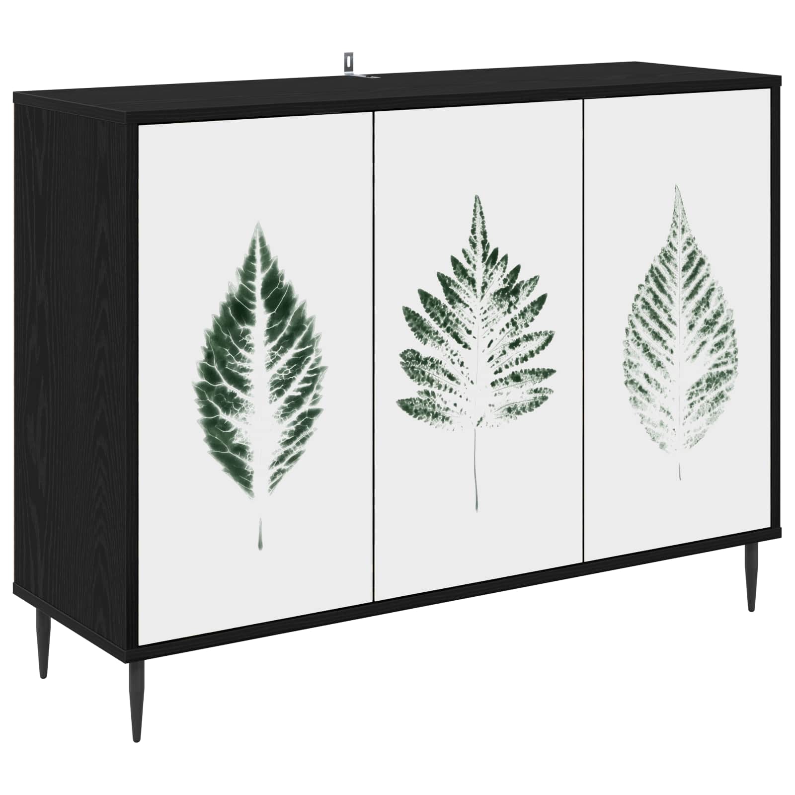 Πλαϊνό γραφείο HANAU Μαύρη Δρυς 102 x 33 x 76 εκ. - Pakobazaar