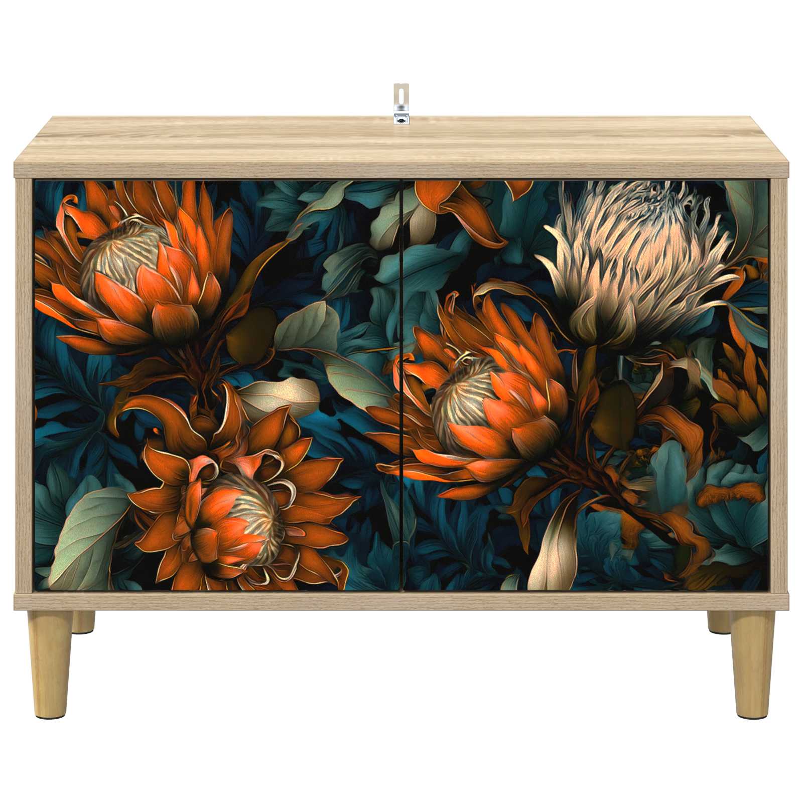 Ντουλάπι TV LOCHEM 69 x 33 x 50 εκ. Sonoma Επεξεργασμένο Ξύλο