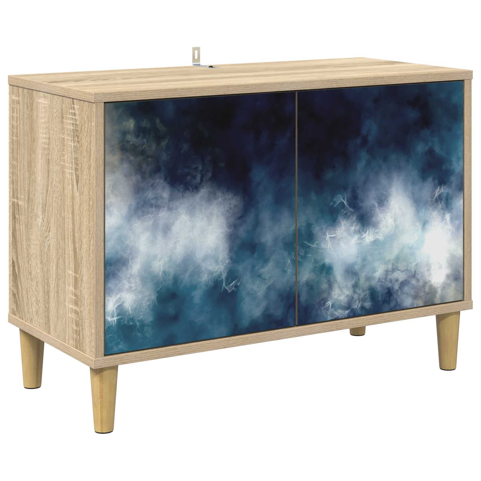 Ντουλάπι TV RAALTE 69 x 33 x 50 εκ. Sonoma Επεξεργασμένο Ξύλο - Pakobazaar