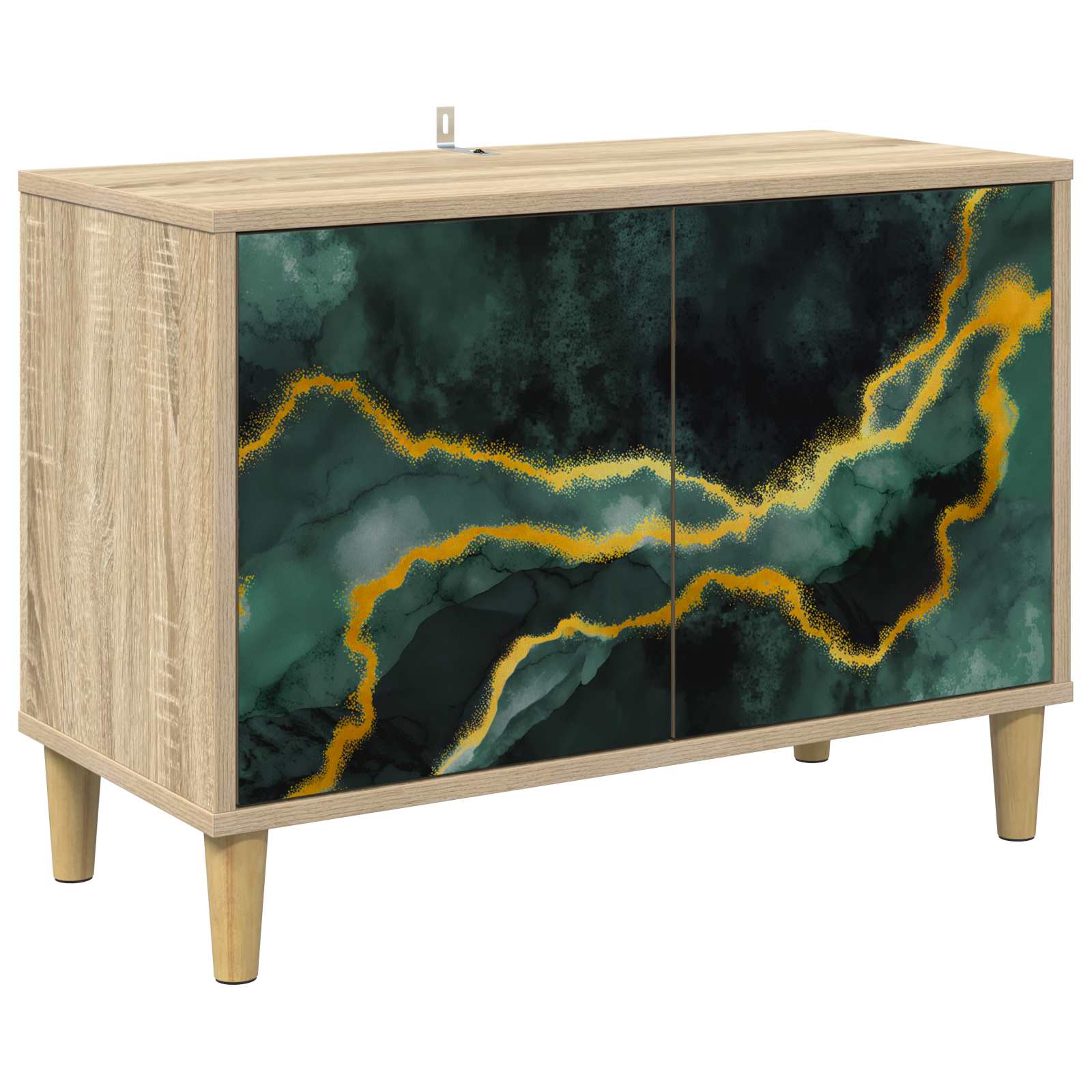 Ντουλάπι TV WIJHE 69 x 33 x 50 εκ. Sonoma Επεξεργασμένο Ξύλο - Pakobazaar