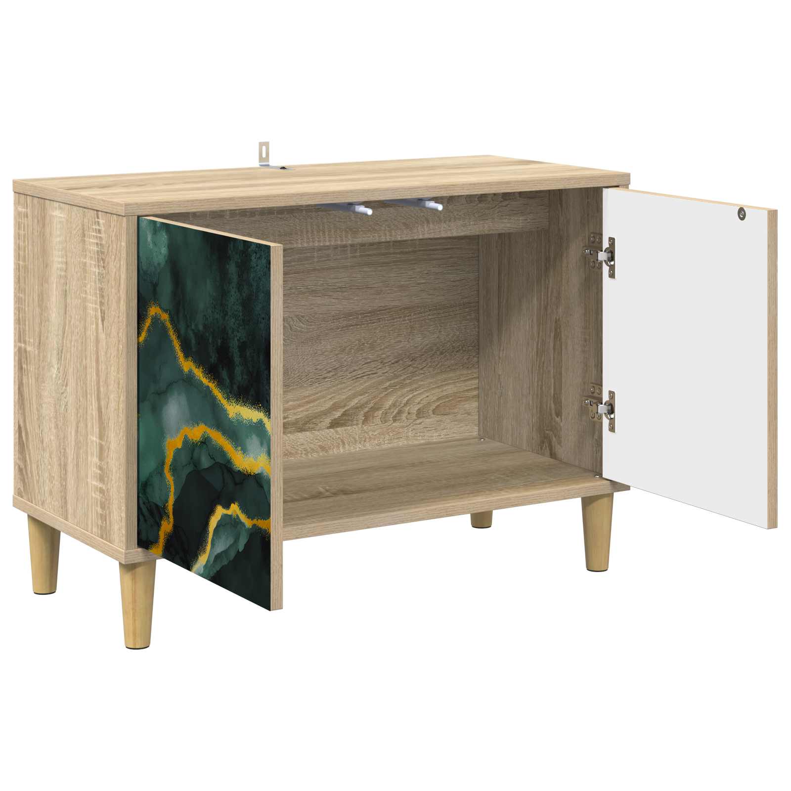 Ντουλάπι TV WIJHE 69 x 33 x 50 εκ. Sonoma Επεξεργασμένο Ξύλο - Pakobazaar
