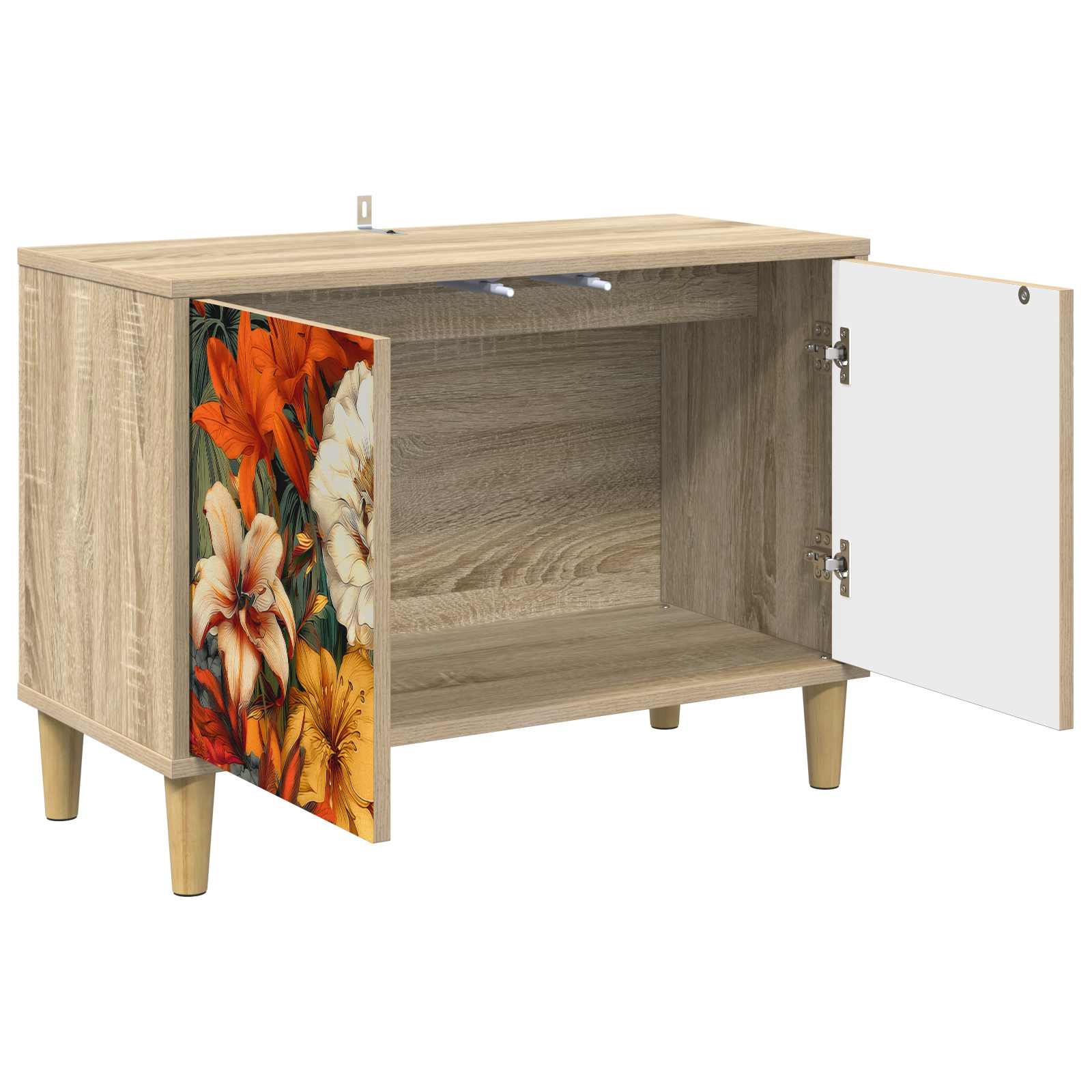 Ντουλάπι TV GENNEP 69 x 33 x 50 εκ. Sonoma Επεξεργασμένο Ξύλο - Pakobazaar