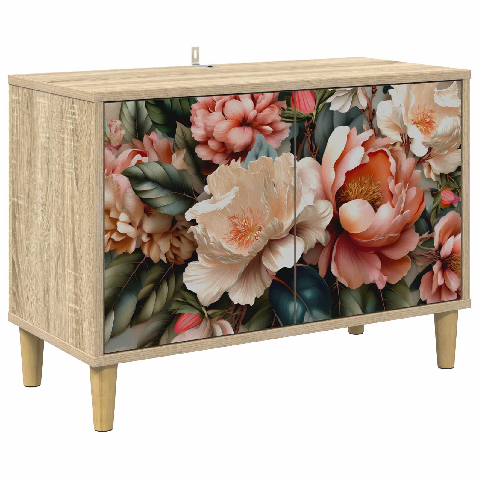 Ντουλάπι TV BORNE 69 x 33 x 50 εκ. Sonoma Επεξεργασμένο Ξύλο - Pakobazaar