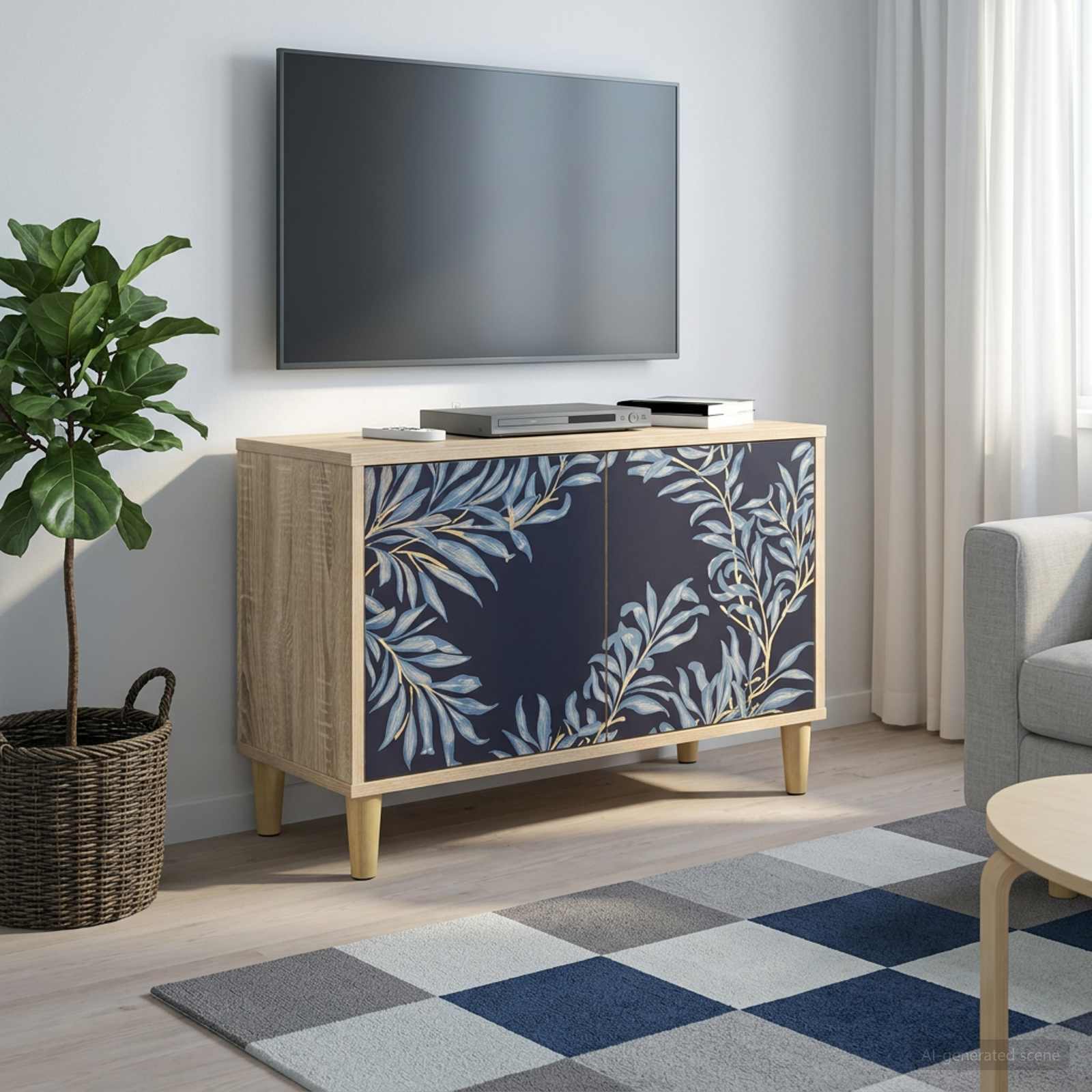 Ντουλάπι TV DOKKUM 69 x 33 x 50 εκ. Sonoma Επεξεργασμένο Ξύλο