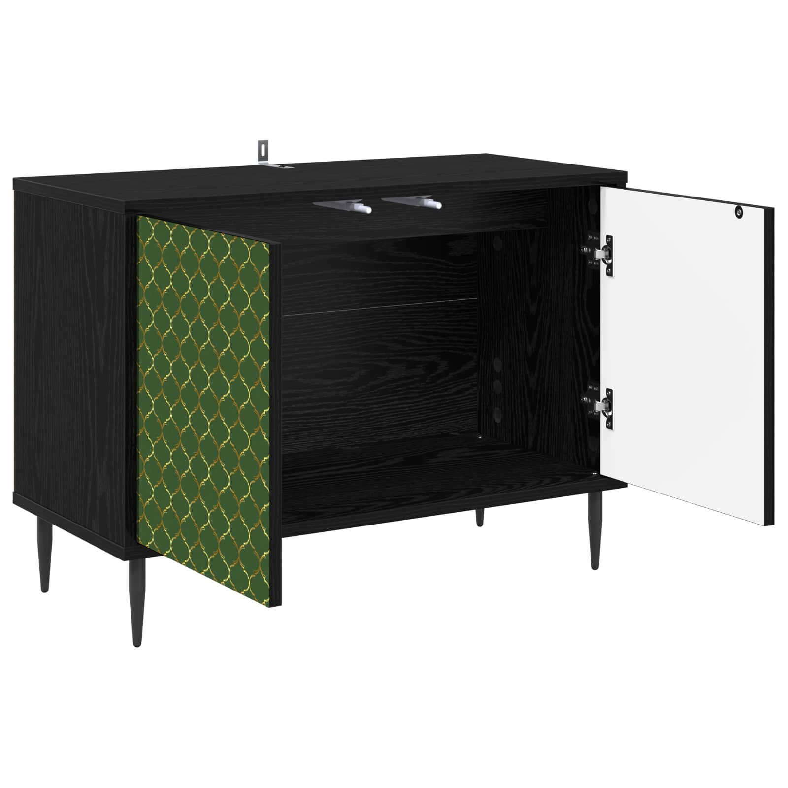 Ντουλάπι TV GELEEN 69 x 33 x 50,5 εκ. Μαύρη Δρυς