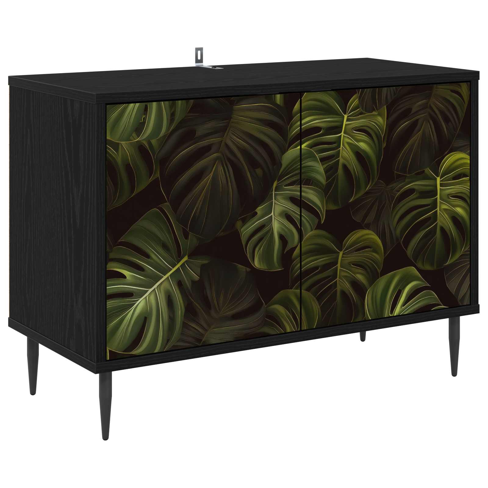 Ντουλάπι TV ELBURG 69 x 33 x 50,5 εκ. Μαύρη Δρυς