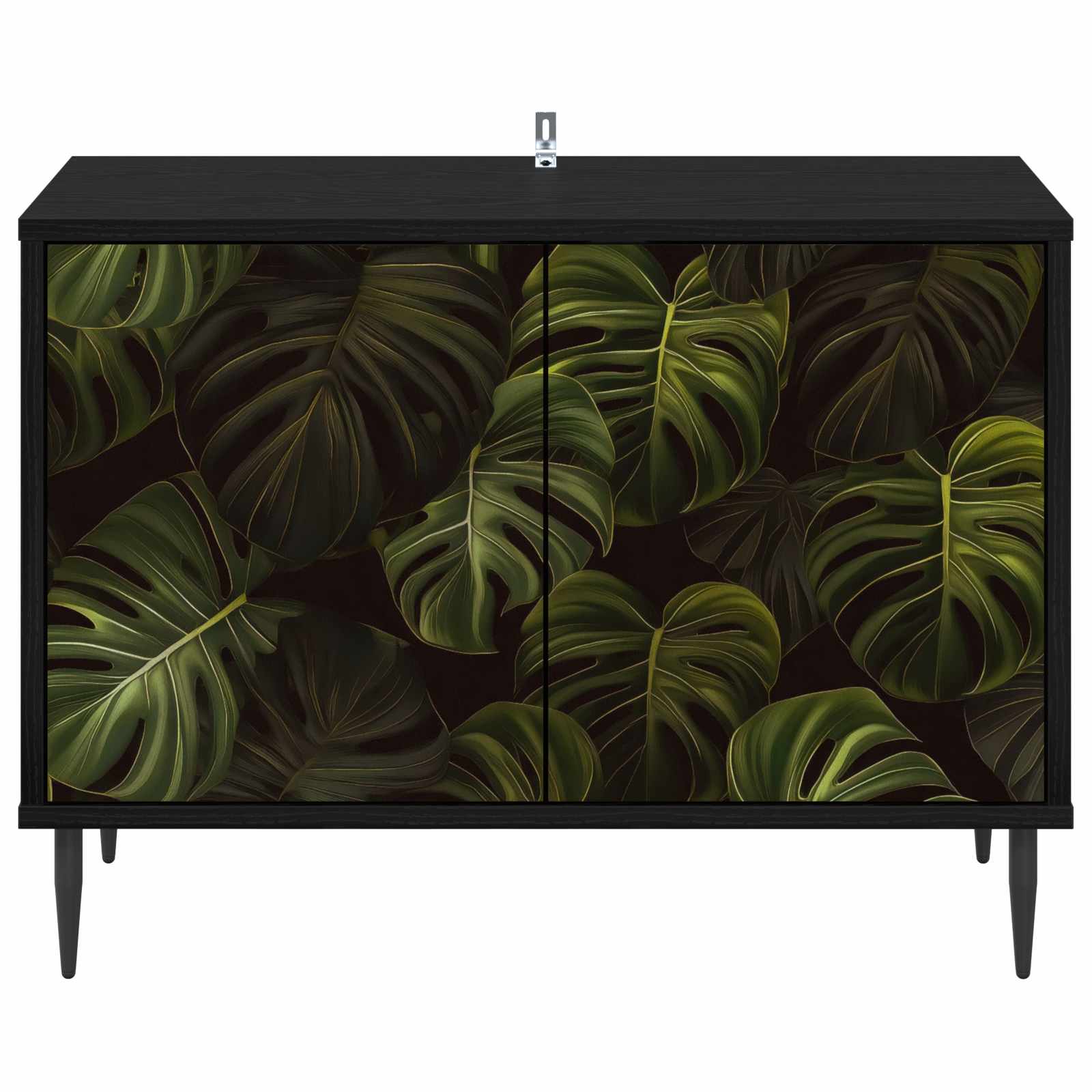 Ντουλάπι TV ELBURG 69 x 33 x 50,5 εκ. Μαύρη Δρυς