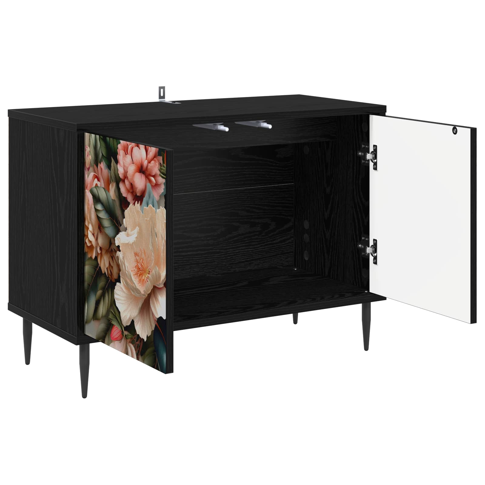 Ντουλάπι TV BORNE 69 x 33 x 50,5 εκ. Μαύρη Δρυς