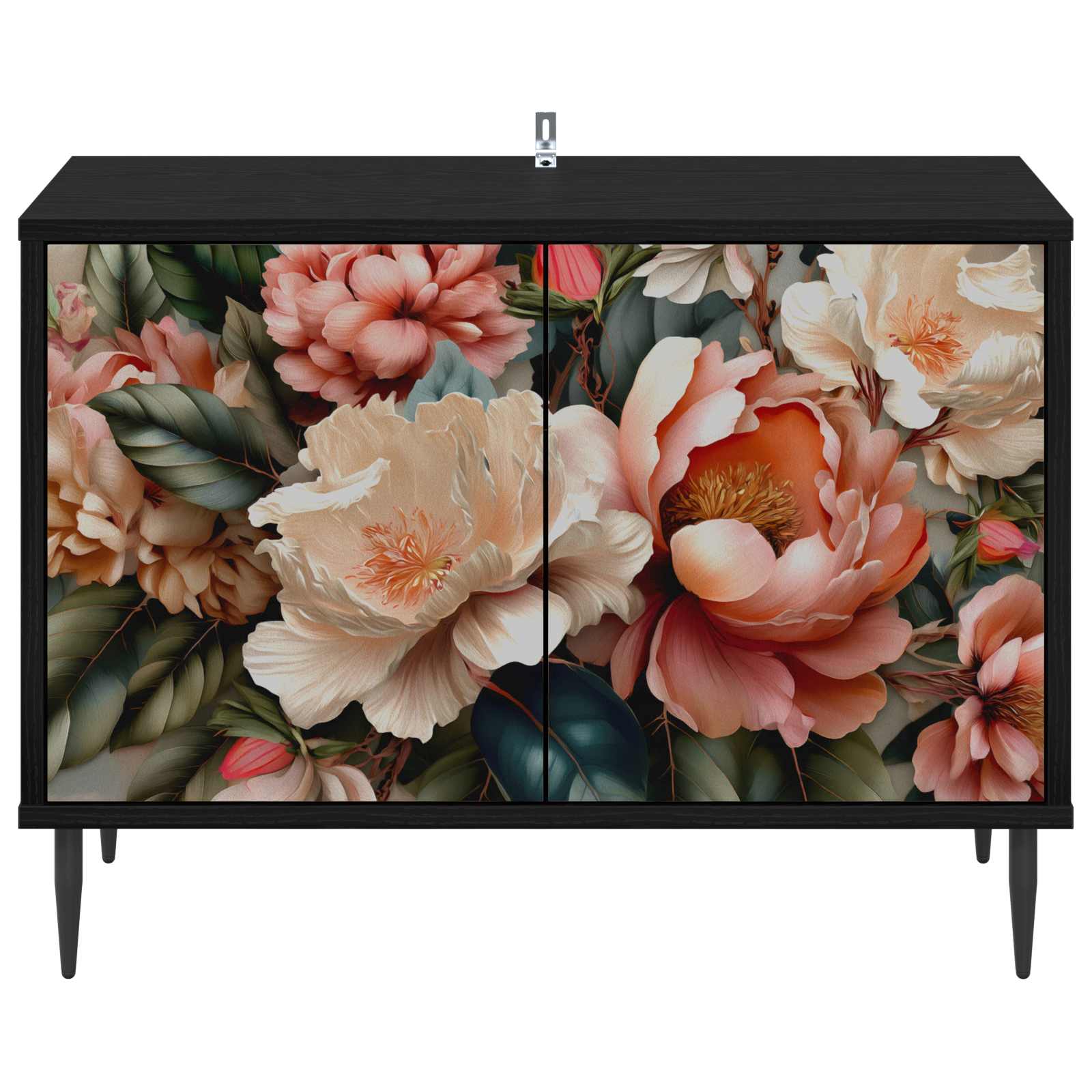 Ντουλάπι TV BORNE 69 x 33 x 50,5 εκ. Μαύρη Δρυς