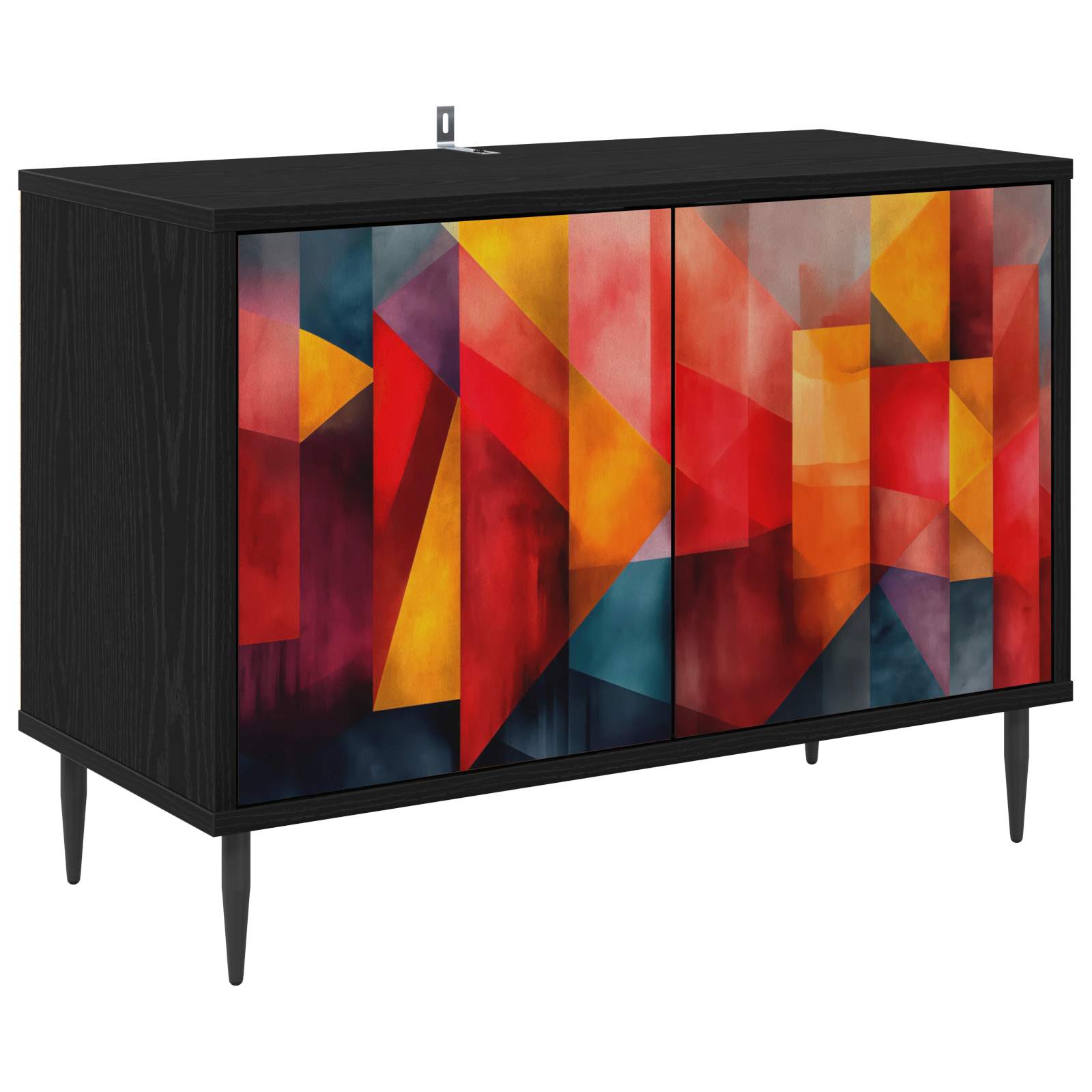 Ντουλάπι TV HEESCH 69 x 33 x 50,5 εκ. Μαύρη Δρυς
