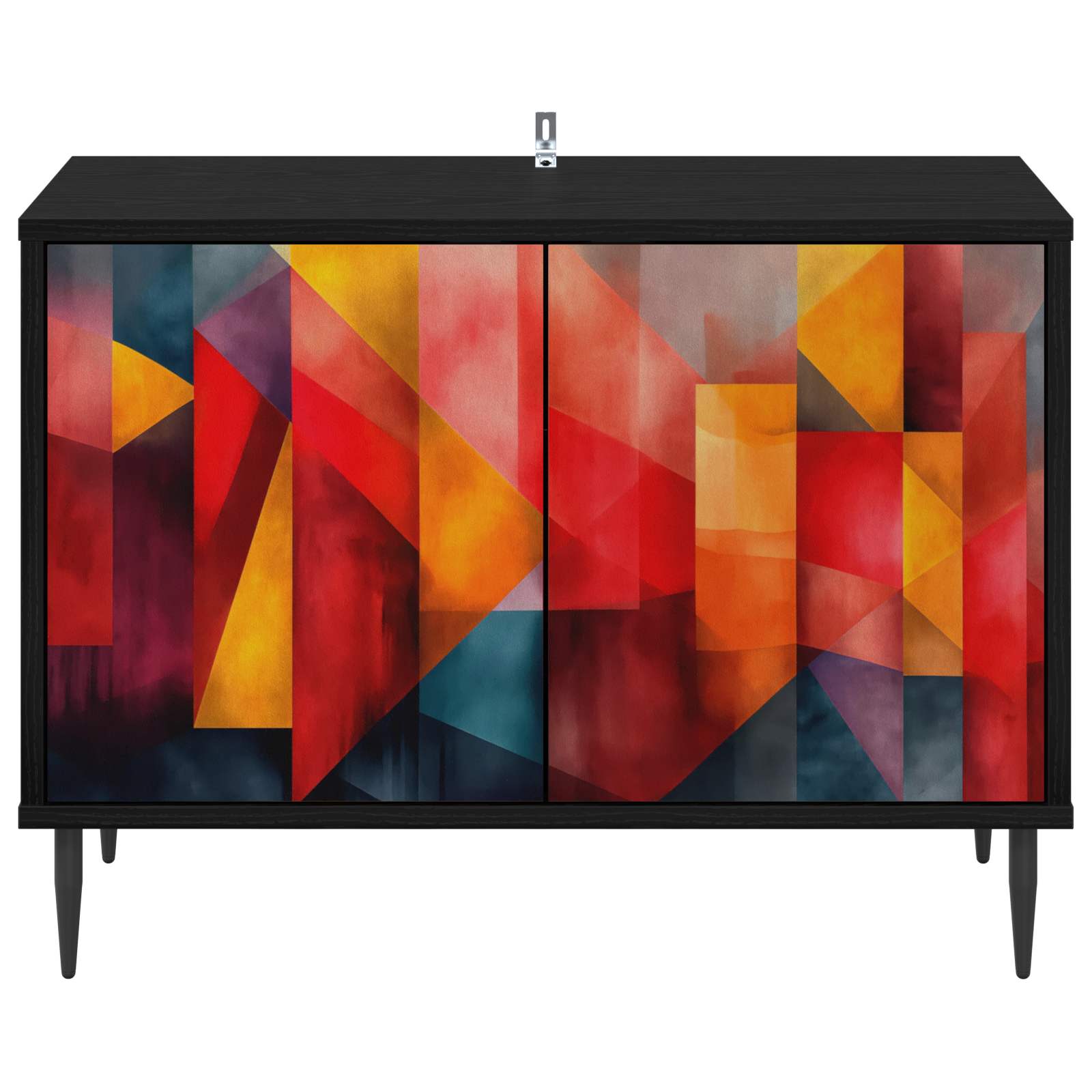 Ντουλάπι TV HEESCH 69 x 33 x 50,5 εκ. Μαύρη Δρυς