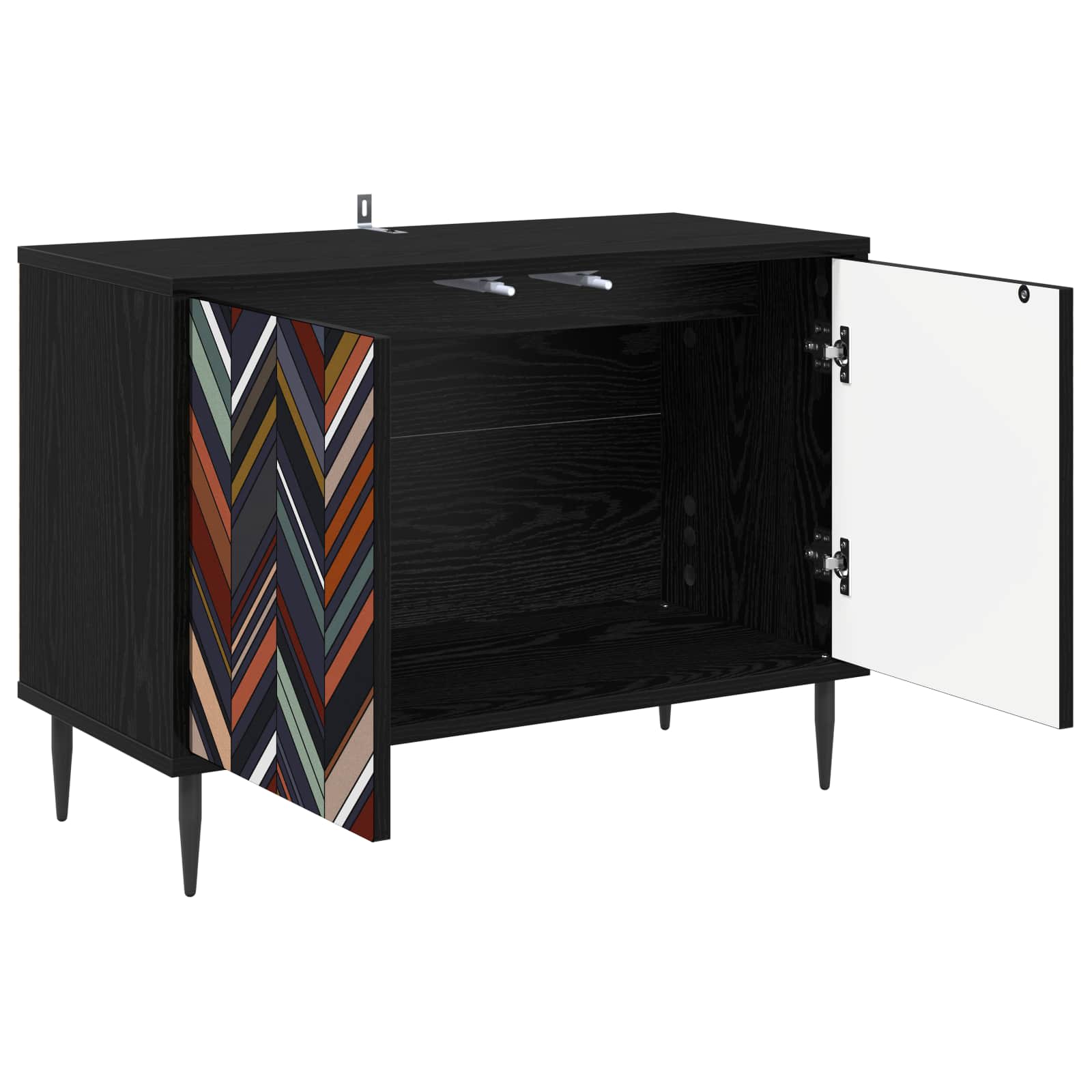 Ντουλάπι TV OMMEN 69 x 33 x 50,5 εκ. Μαύρη Δρυς