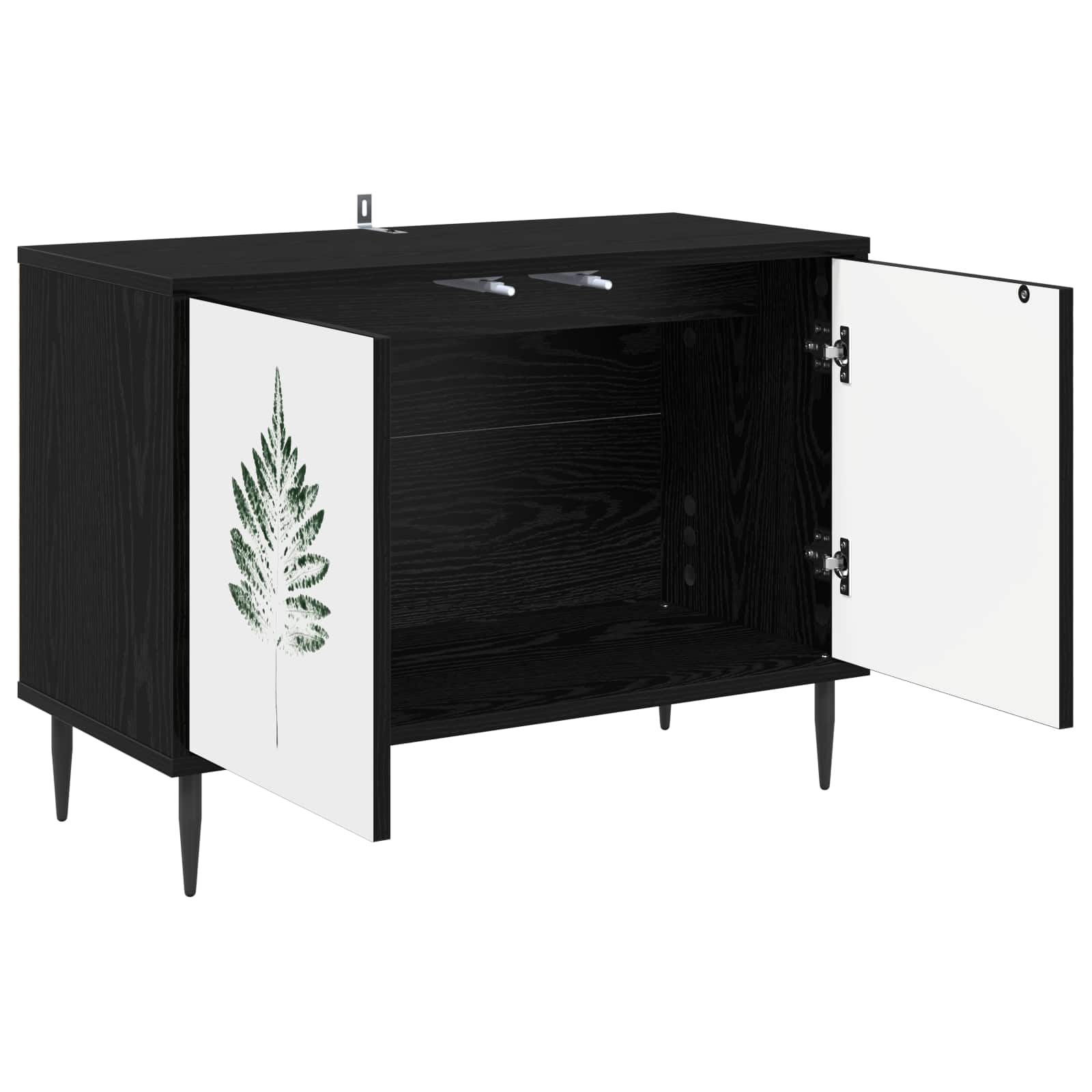 Ντουλάπι TV HANAU 69 x 33 x 50,5 εκ. Μαύρη Δρυς - Pakobazaar