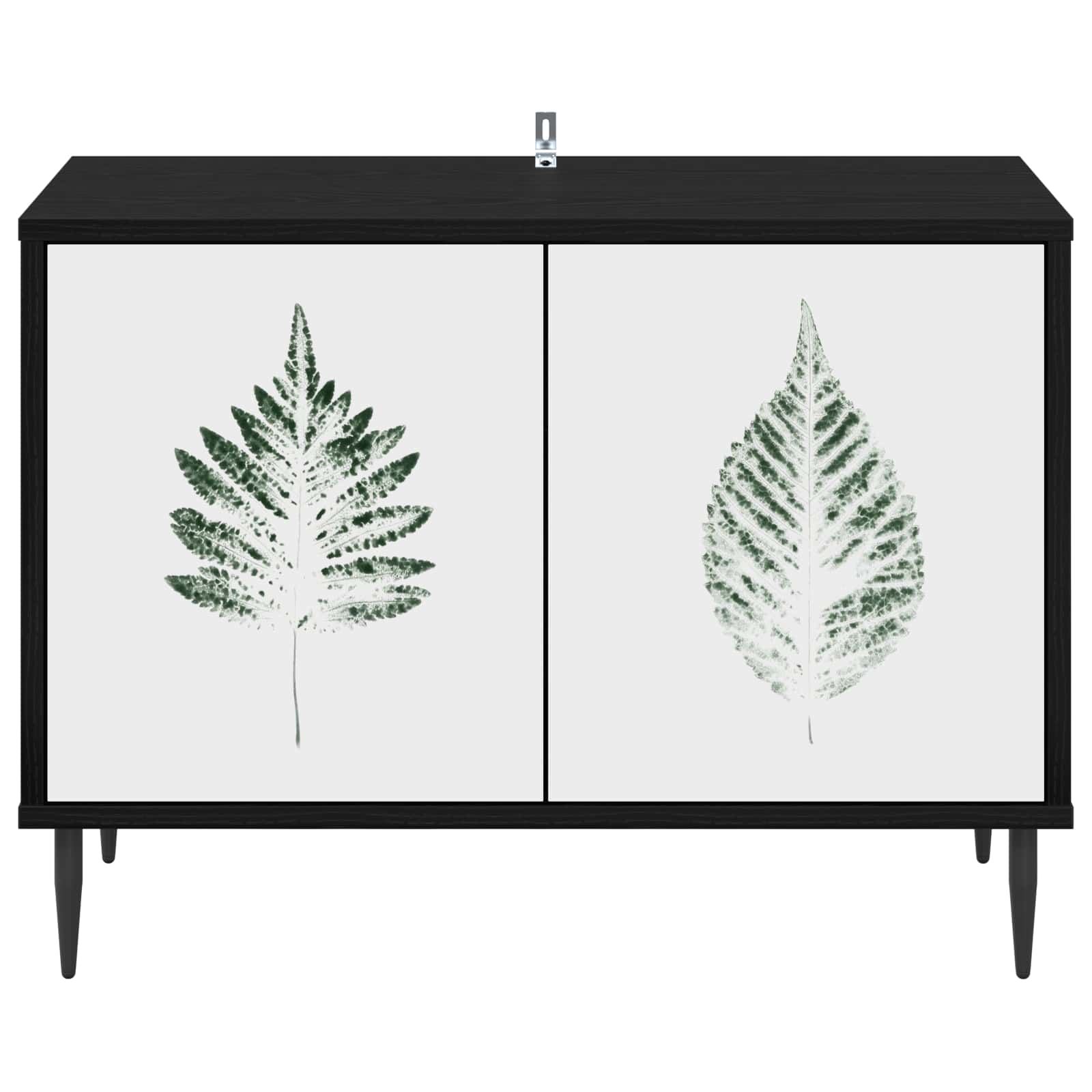 Ντουλάπι TV HANAU 69 x 33 x 50,5 εκ. Μαύρη Δρυς - Pakobazaar
