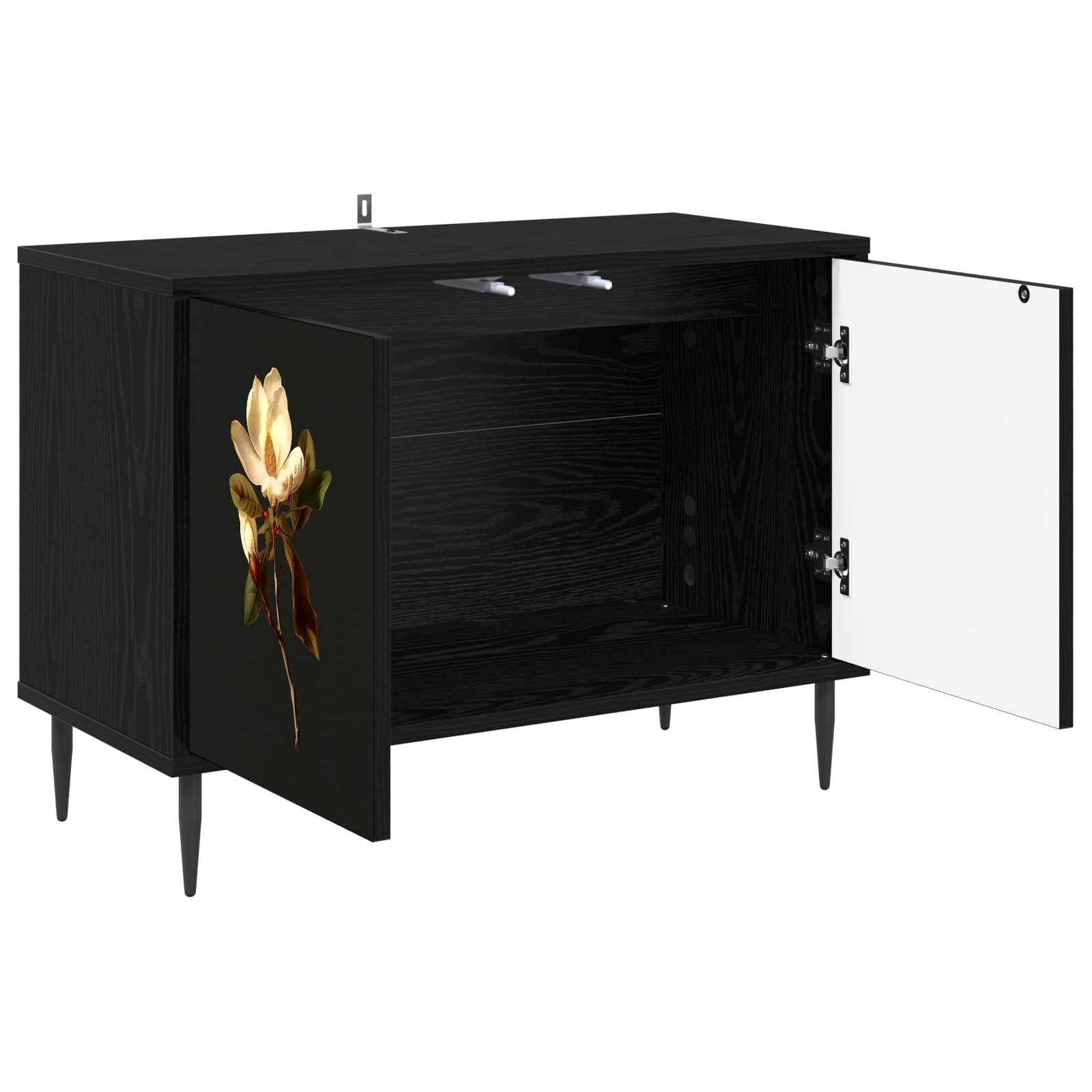 Ντουλάπι TV BREMEN 69 x 33 x 50,5 εκ. Μαύρη Δρυς