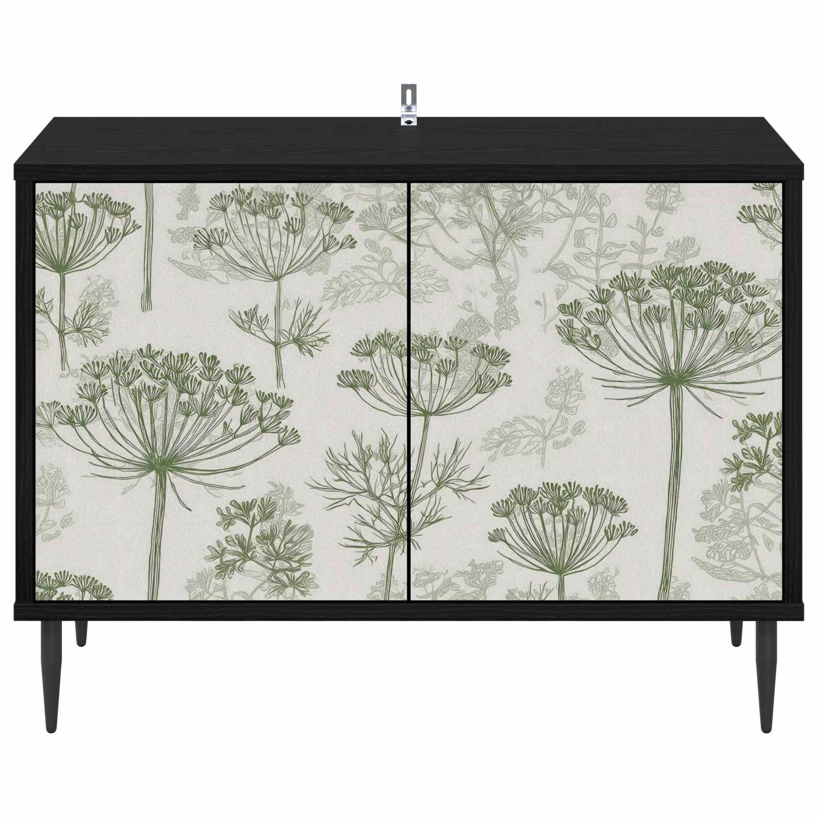 Ντουλάπι TV GOTHA 69 x 33 x 50,5 εκ. Μαύρη Δρυς - Pakobazaar
