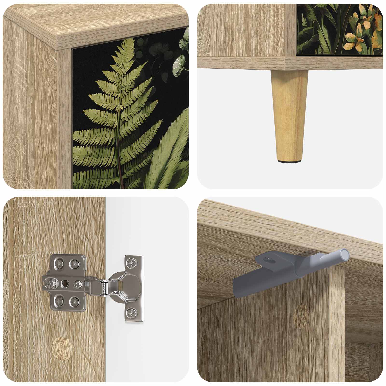 Ντουλάπι TV RHENEN 102 x 33 x 50 εκ. Sonoma Επεξεργασμένο Ξύλο - Pakobazaar