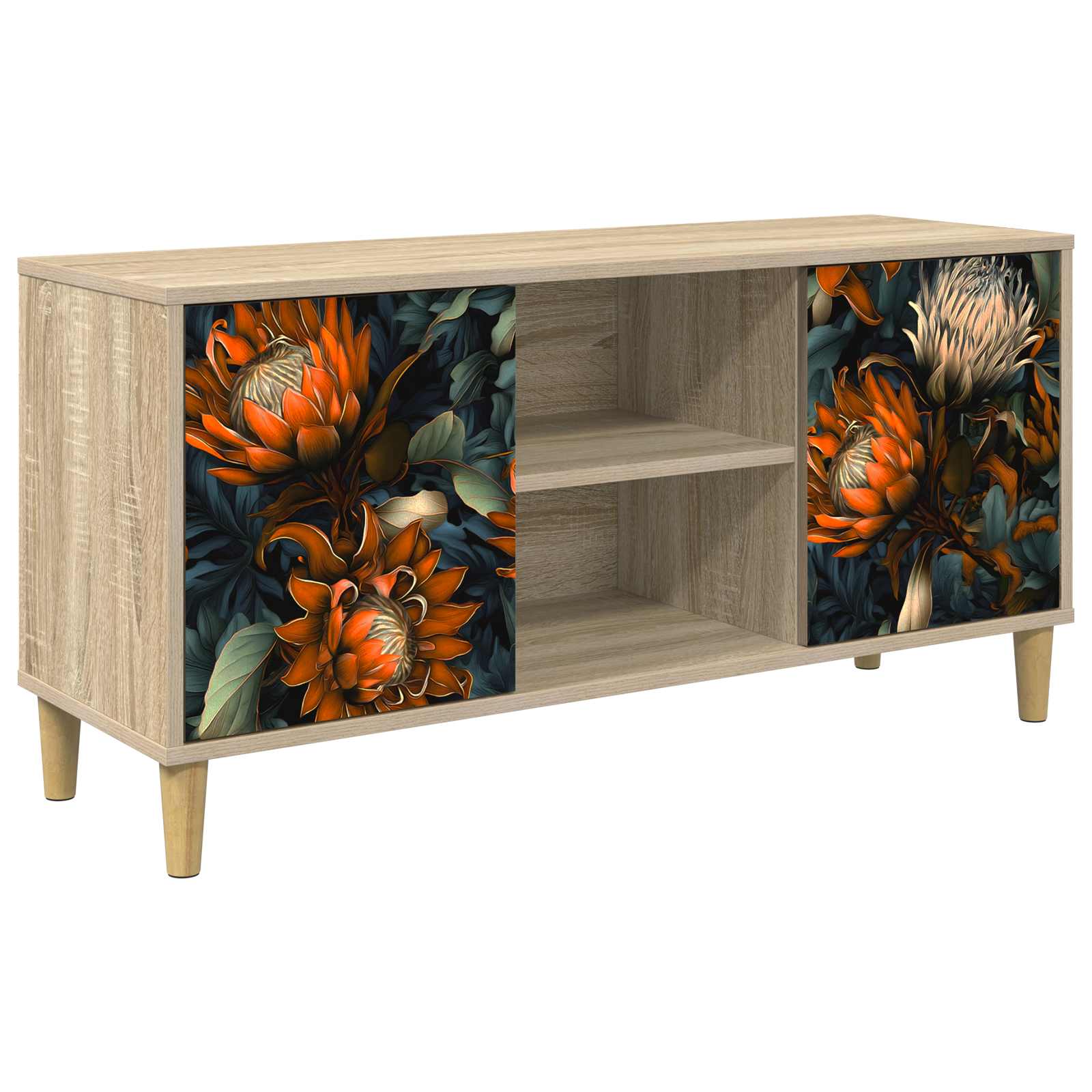 Ντουλάπι TV LOCHEM 102 x 33 x 50 εκ. Sonoma Επεξεργασμένο Ξύλο - Pakobazaar