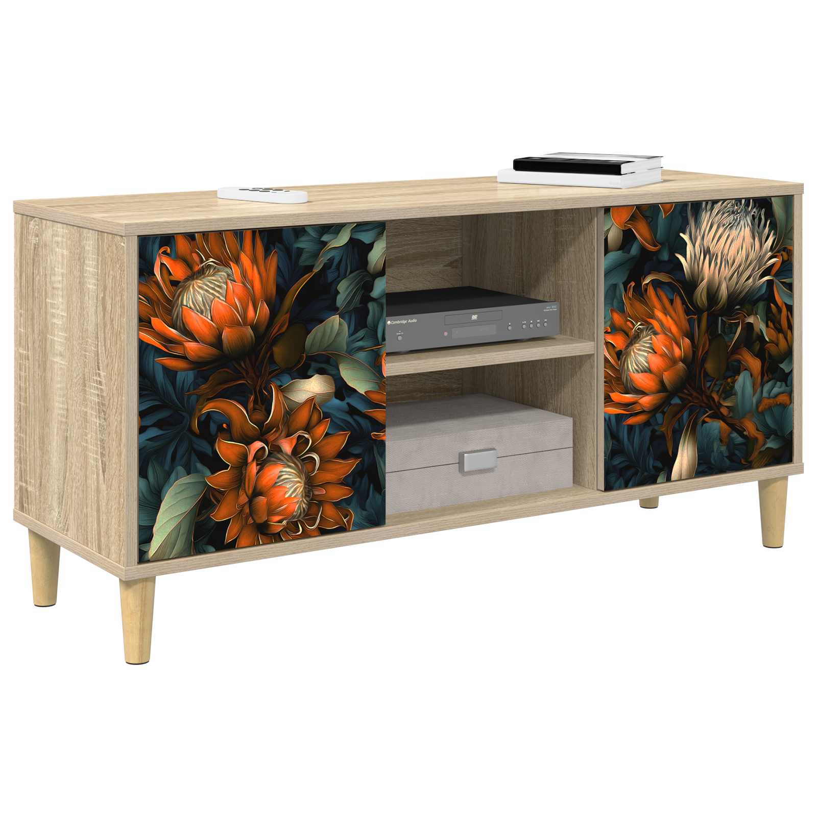 Ντουλάπι TV LOCHEM 102 x 33 x 50 εκ. Sonoma Επεξεργασμένο Ξύλο - Pakobazaar