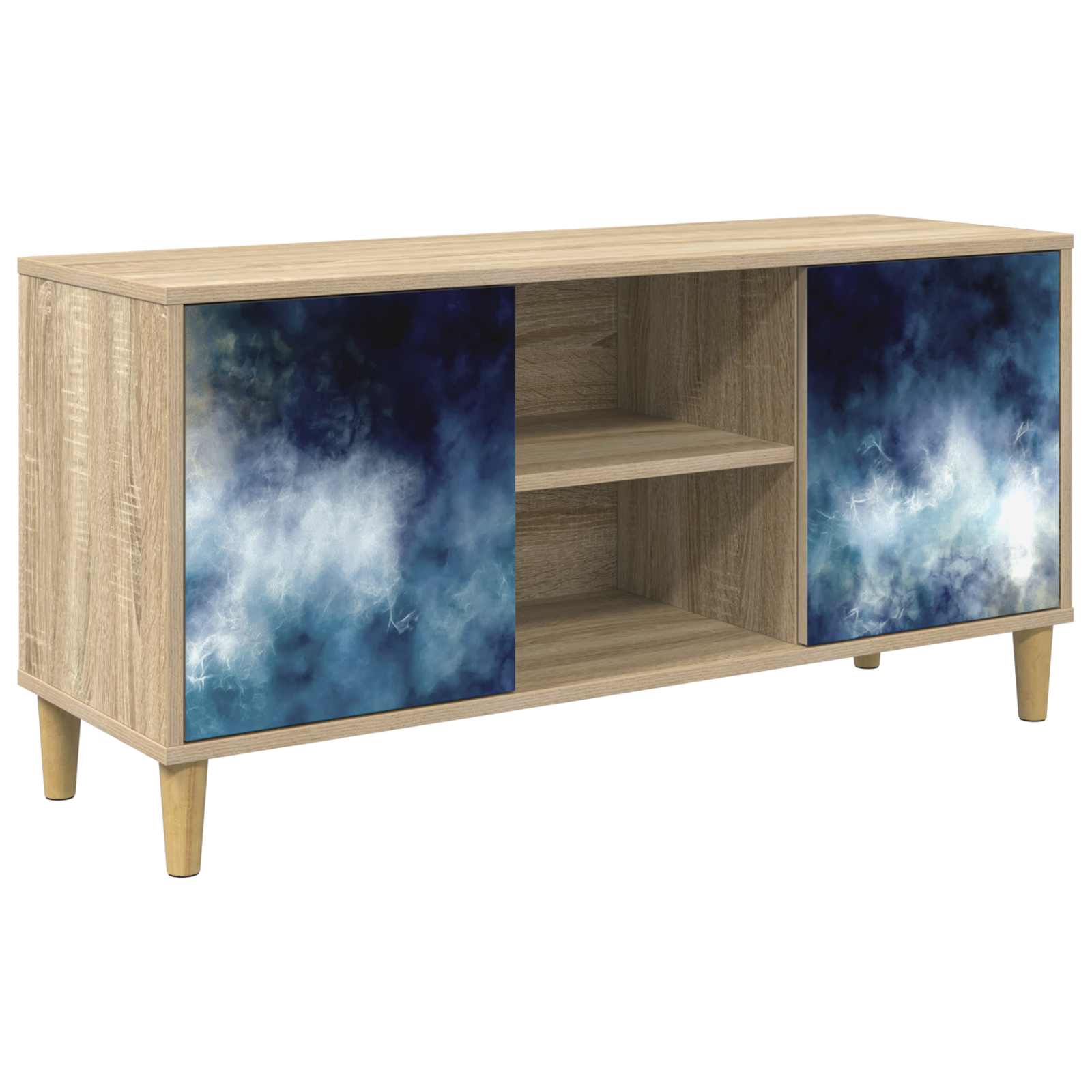 Ντουλάπι TV RAALTE 102 x 33 x 50 εκ. Sonoma Επεξεργασμένο Ξύλο - Pakobazaar