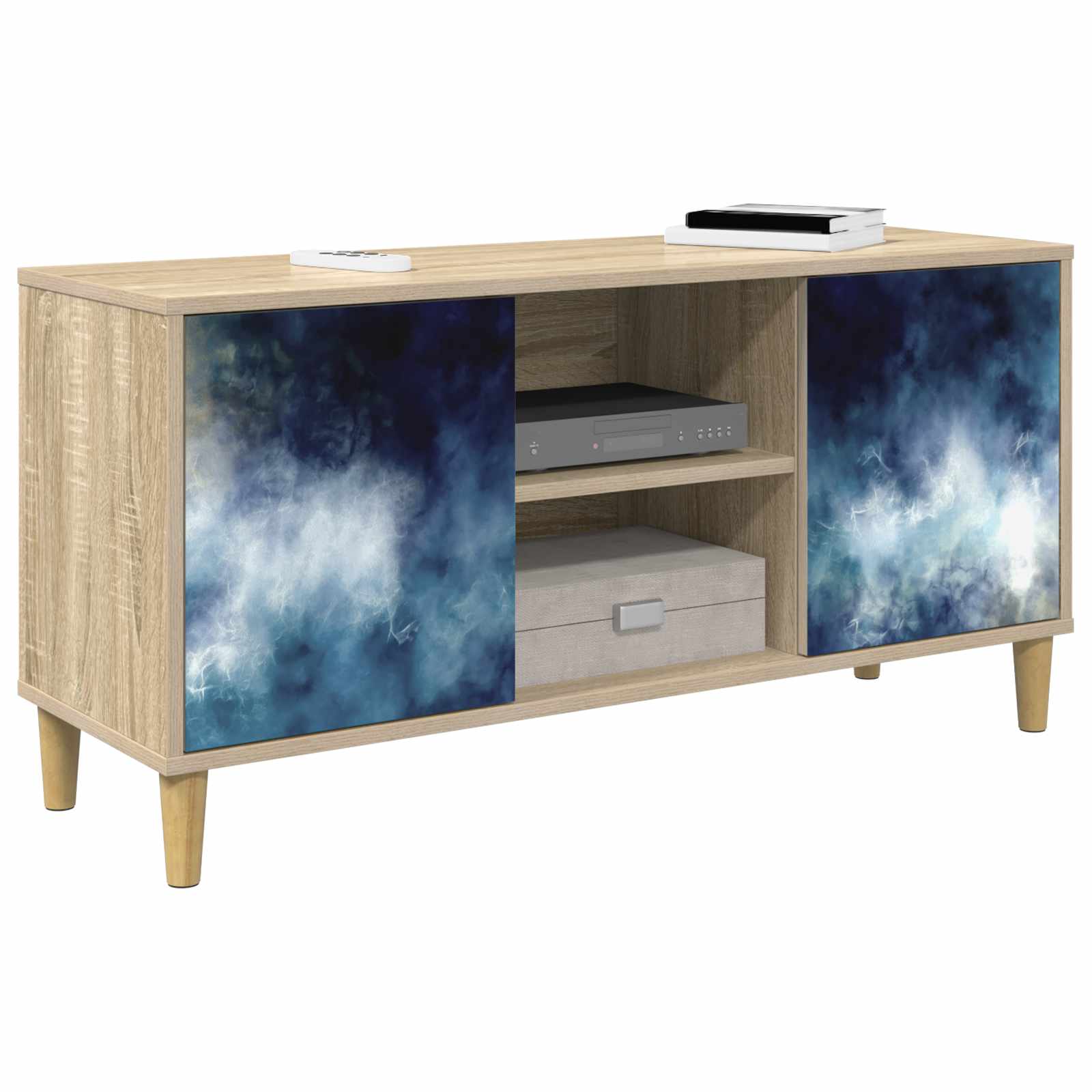 Ντουλάπι TV RAALTE 102 x 33 x 50 εκ. Sonoma Επεξεργασμένο Ξύλο - Pakobazaar