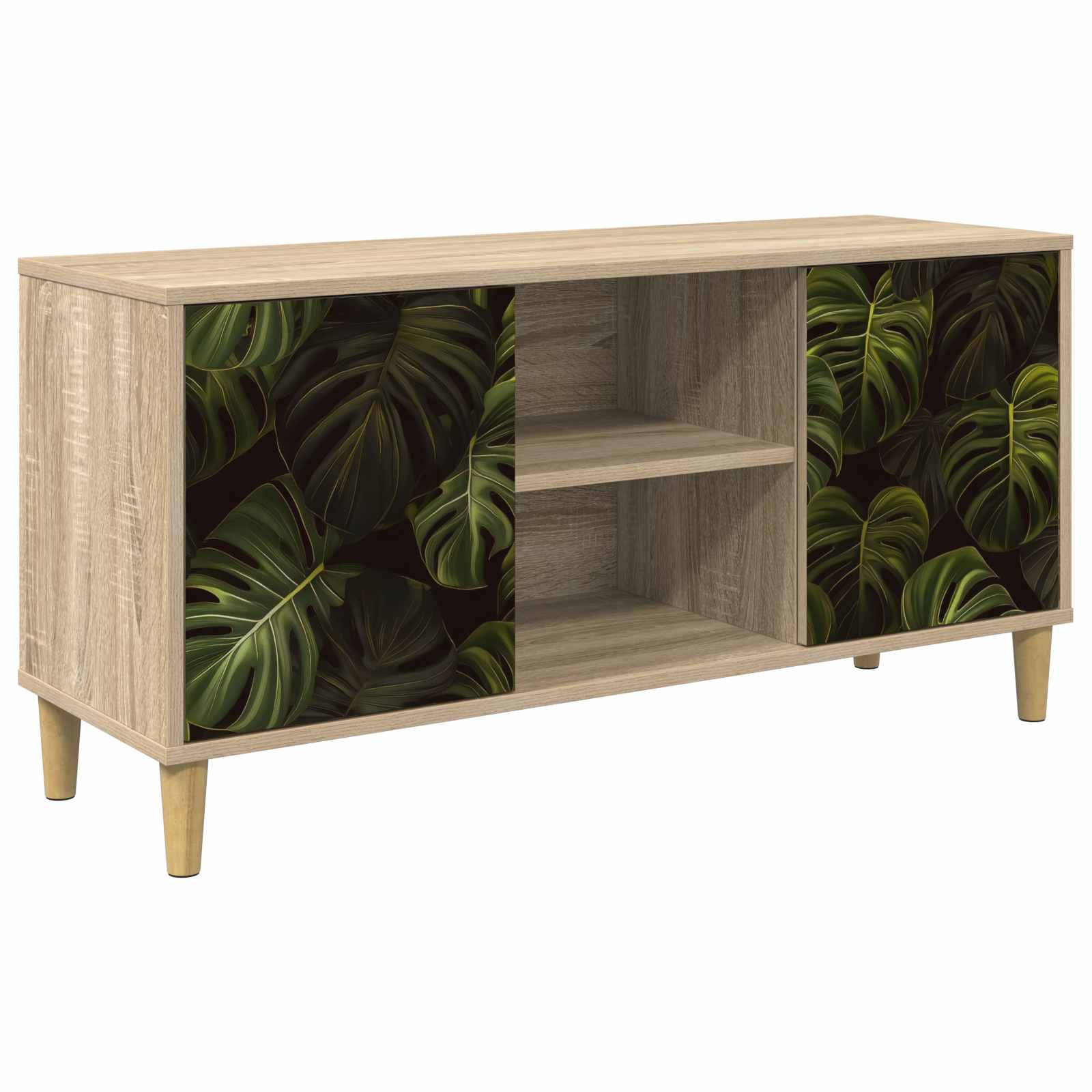 Ντουλάπι TV ELBURG 102 x 33 x 50 εκ. Sonoma Επεξεργασμένο Ξύλο - Pakobazaar