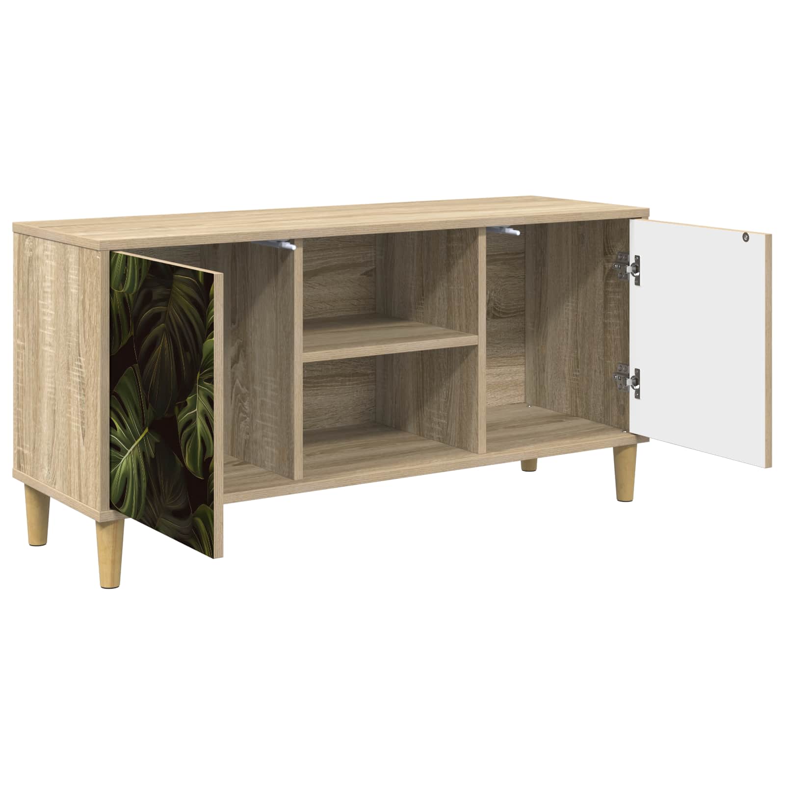 Ντουλάπι TV ELBURG 102 x 33 x 50 εκ. Sonoma Επεξεργασμένο Ξύλο - Pakobazaar