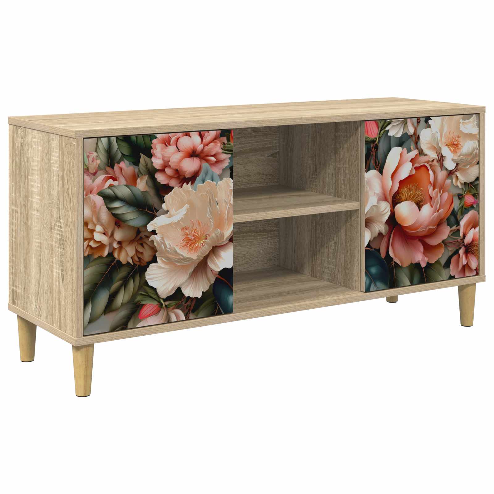 Ντουλάπι TV BORNE 102 x 33 x 50 εκ. Sonoma Επεξεργασμένο Ξύλο