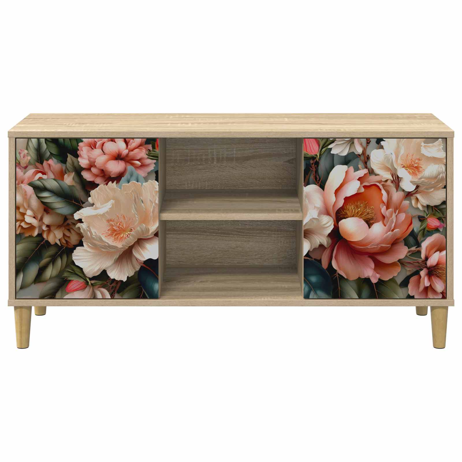 Ντουλάπι TV BORNE 102 x 33 x 50 εκ. Sonoma Επεξεργασμένο Ξύλο