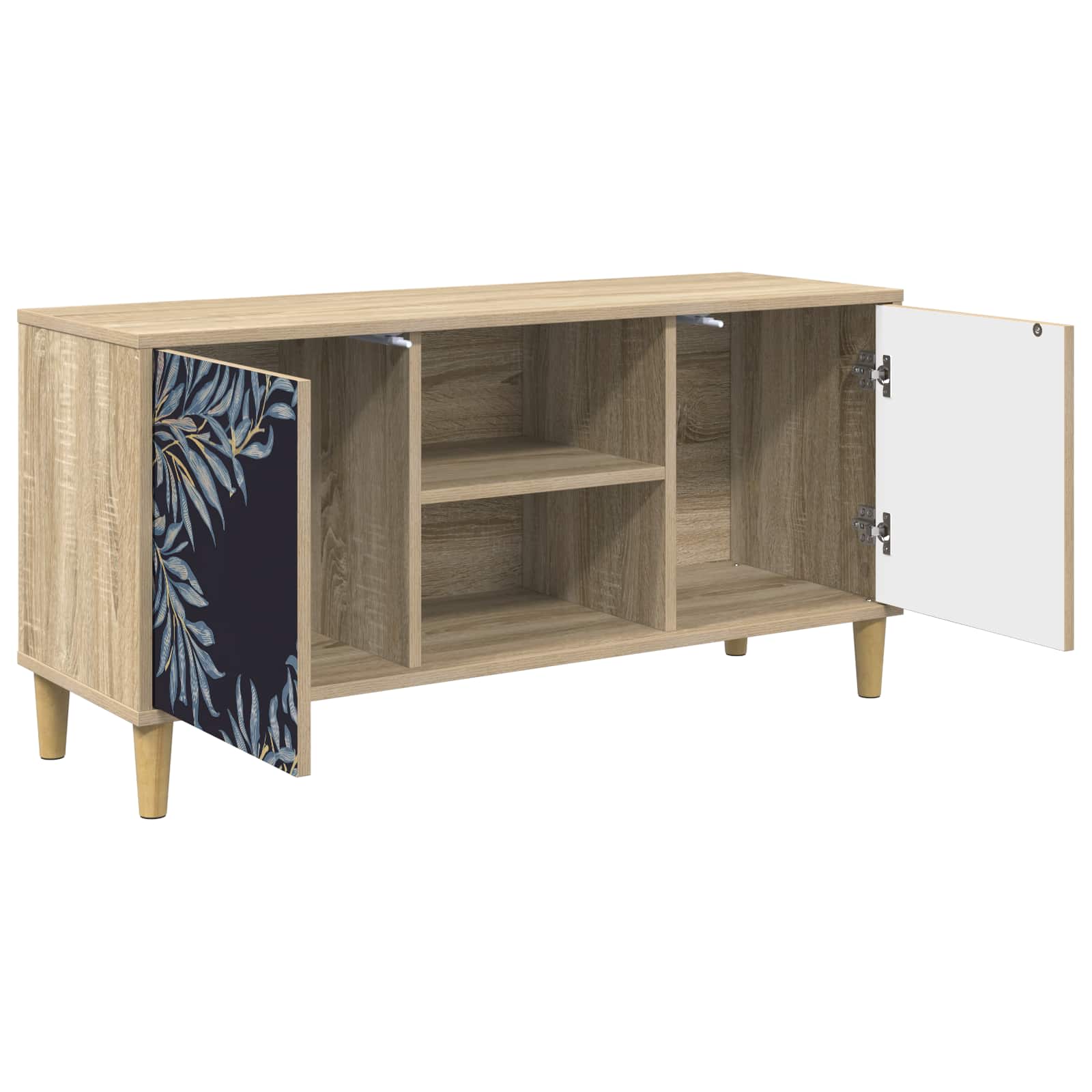 Ντουλάπι TV DOKKUM 102 x 33 x 50 εκ. Sonoma Επεξεργασμένο Ξύλο - Pakobazaar