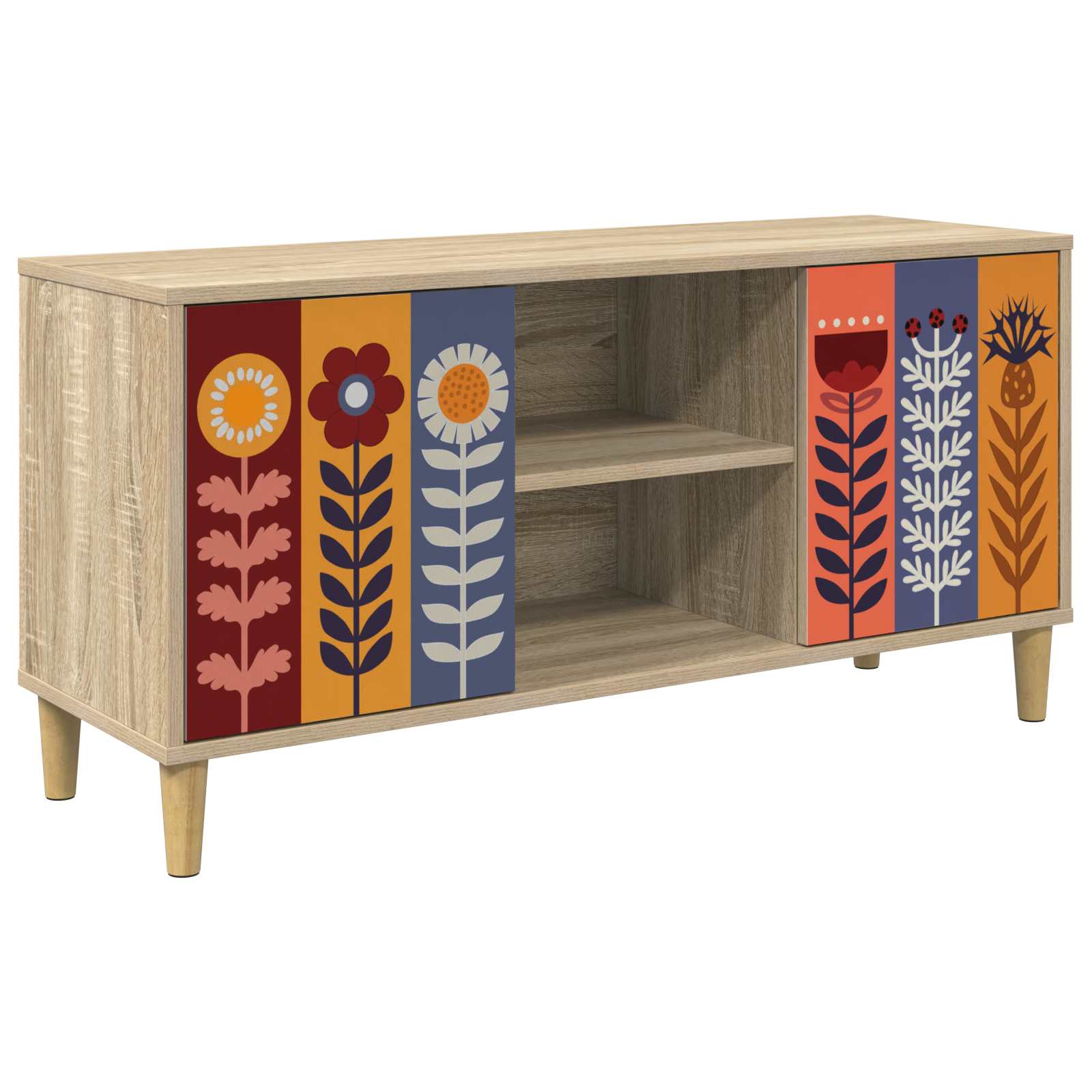 Ντουλάπι TV ESSEN 102 x 33 x 50 εκ. Sonoma Επεξεργασμένο Ξύλο - Pakobazaar