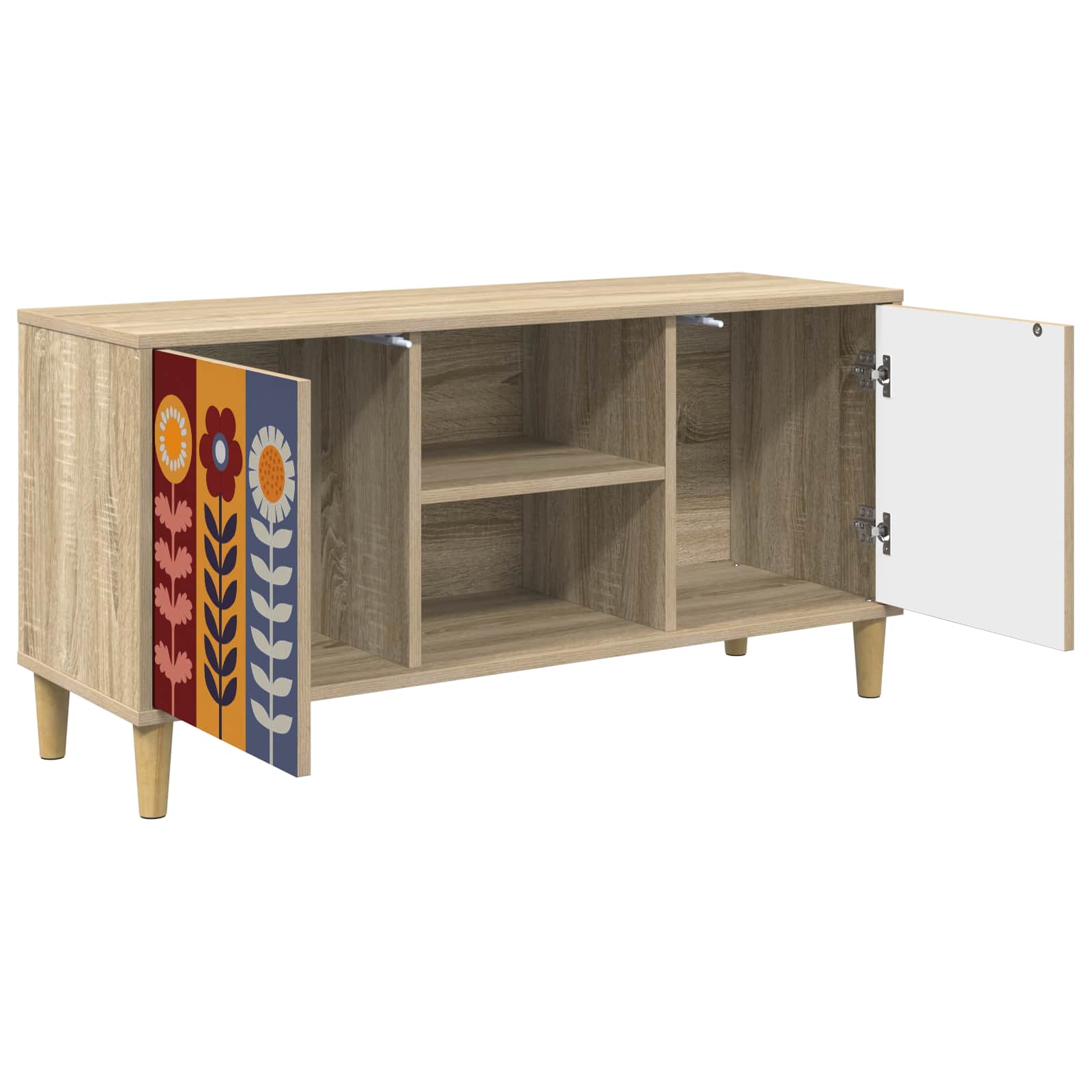 Ντουλάπι TV ESSEN 102 x 33 x 50 εκ. Sonoma Επεξεργασμένο Ξύλο - Pakobazaar
