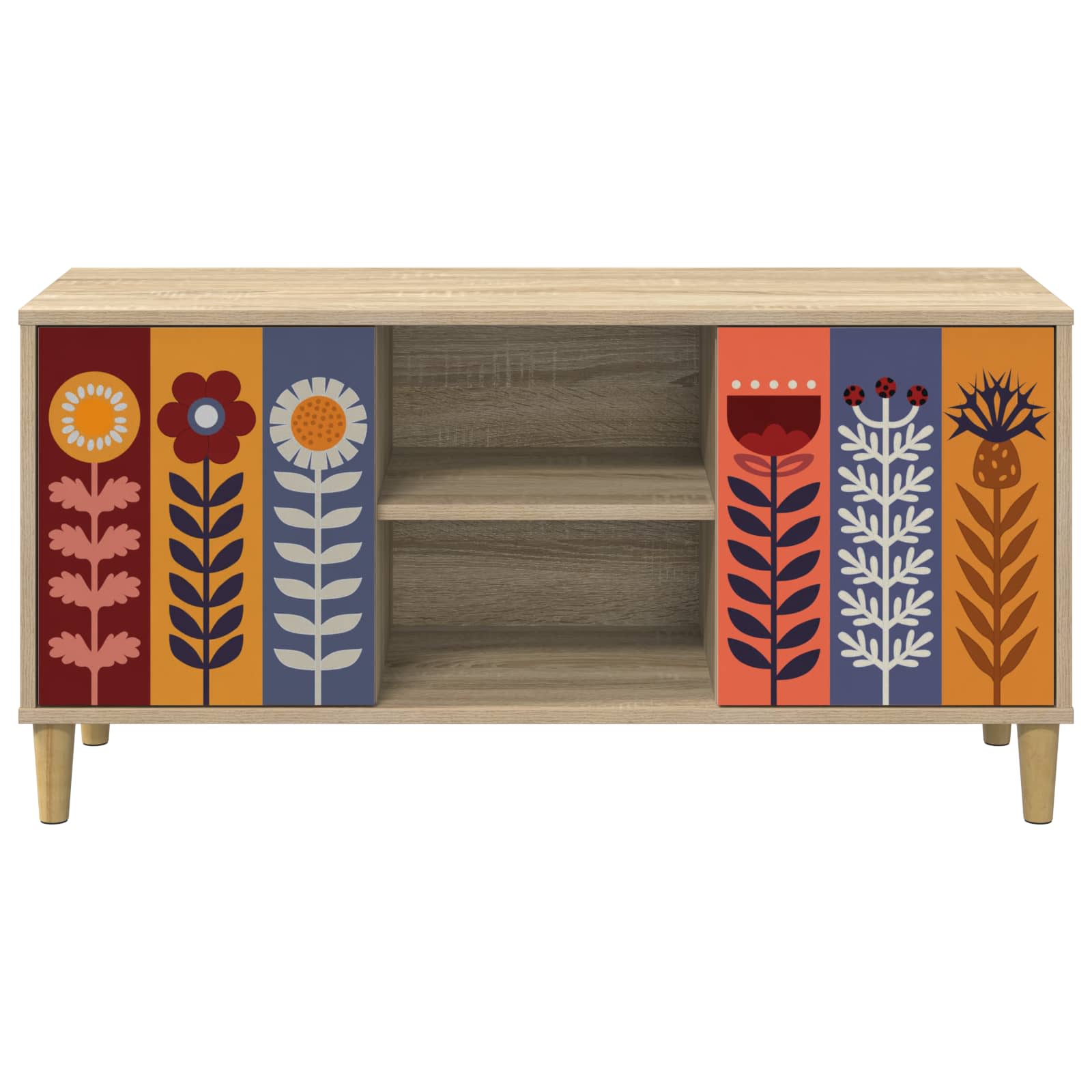 Ντουλάπι TV ESSEN 102 x 33 x 50 εκ. Sonoma Επεξεργασμένο Ξύλο - Pakobazaar