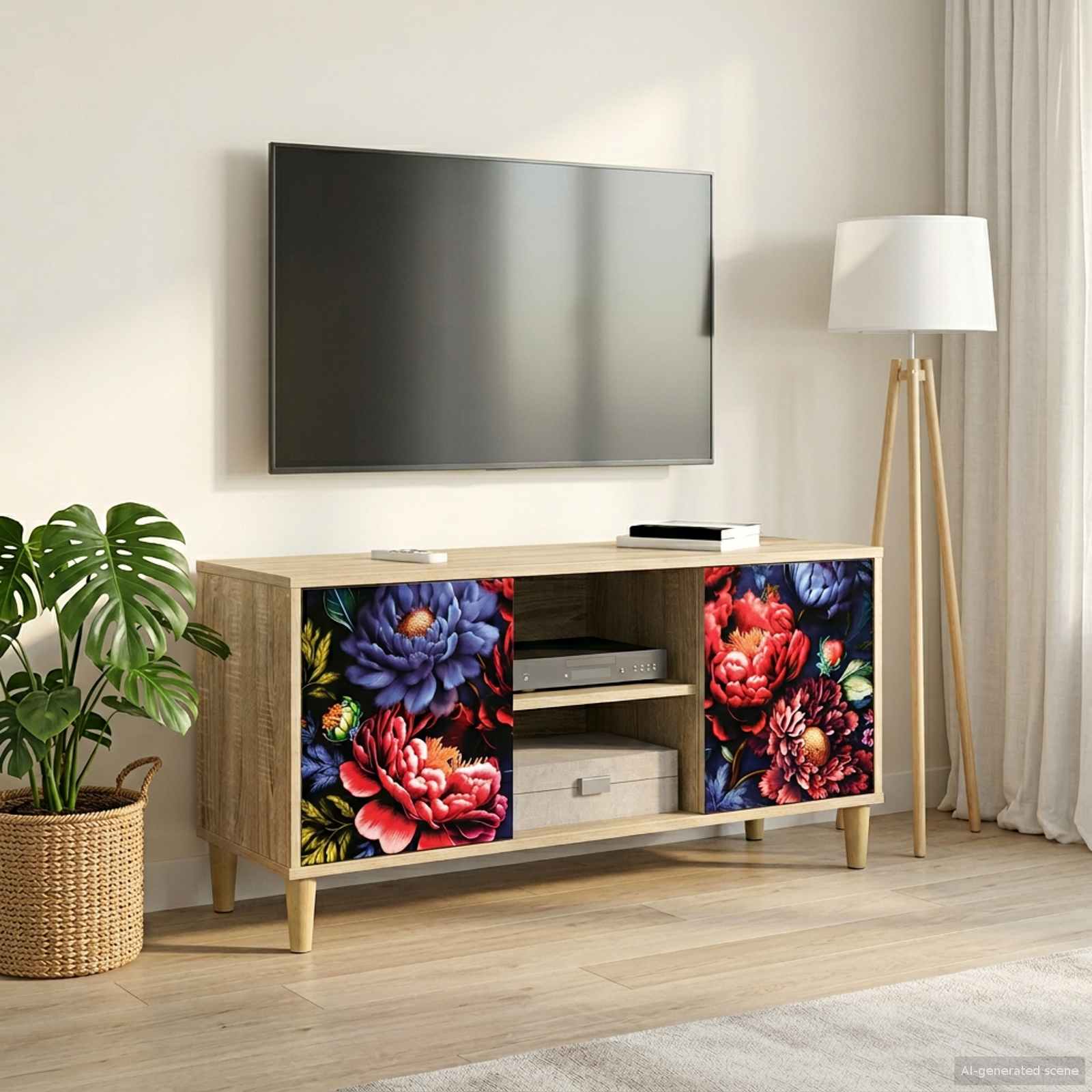 Ντουλάπι TV KIEL 102 x 33 x 50 εκ. Sonoma Επεξεργασμένο Ξύλο - Pakobazaar