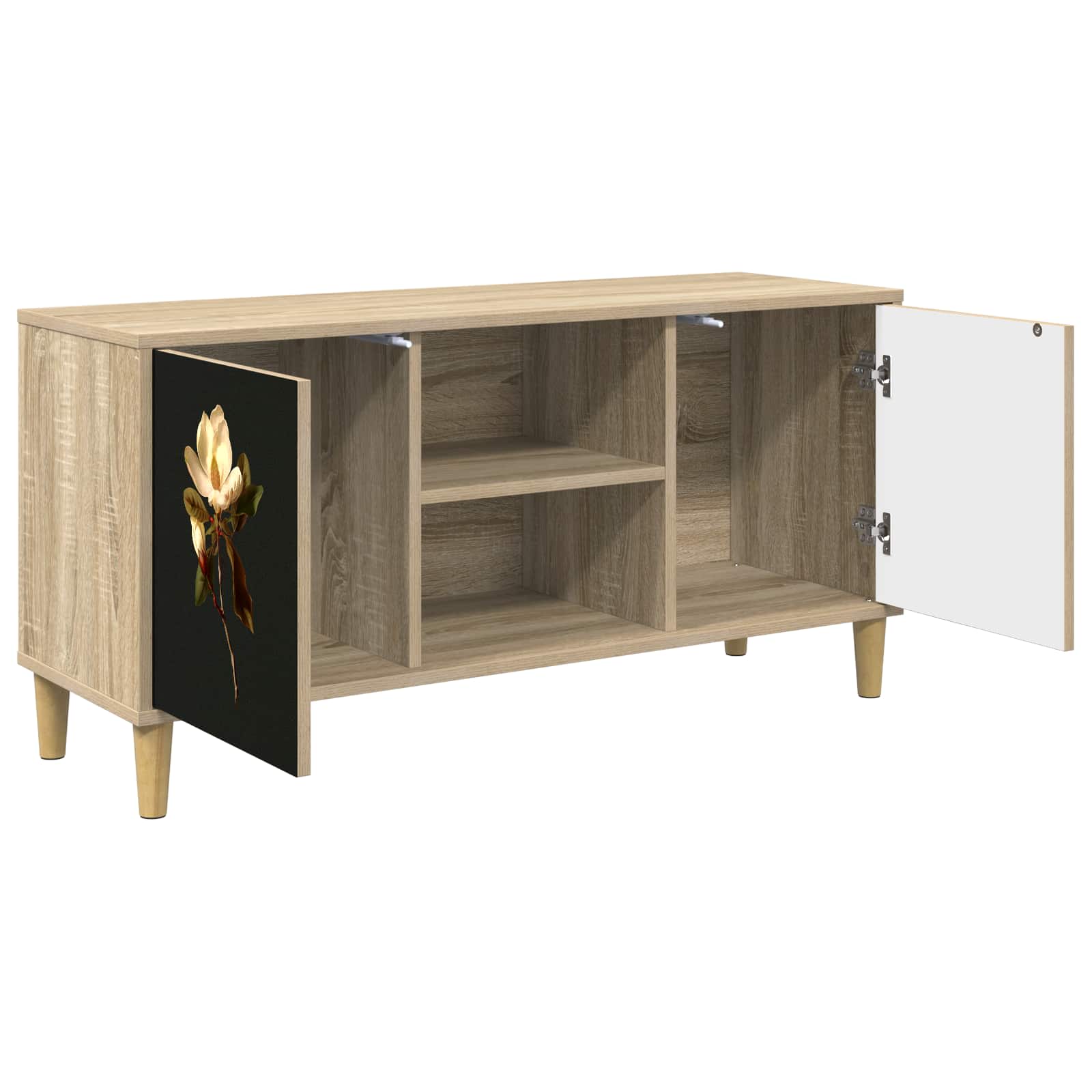 Ντουλάπι TV BREMEN 102 x 33 x 50 εκ. Sonoma Επεξεργασμένο Ξύλο
