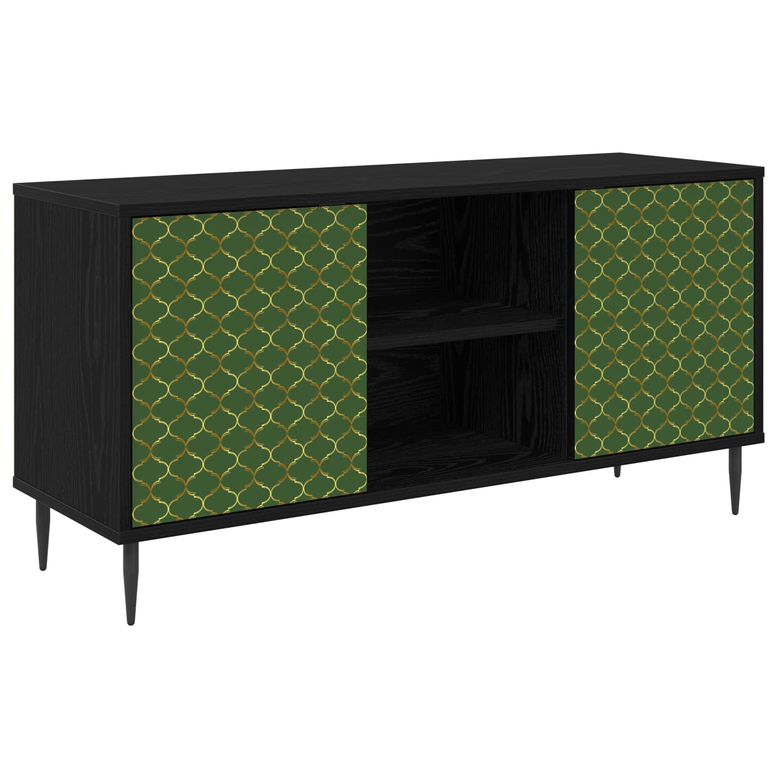 Ντουλάπι TV GELEEN 102 x 33 x 51 εκ Μαύρη Δρυς