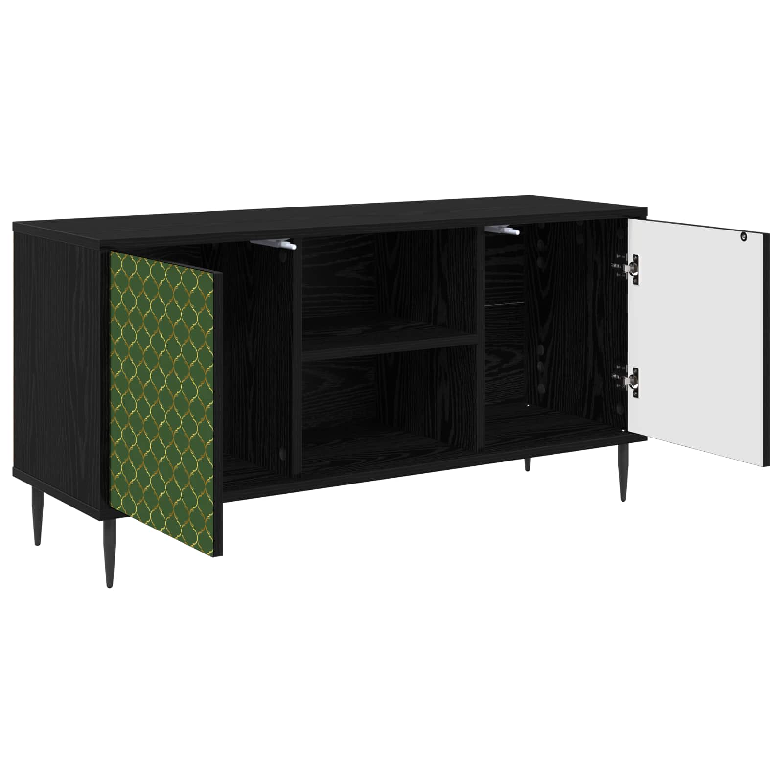 Ντουλάπι TV GELEEN 102 x 33 x 51 εκ Μαύρη Δρυς