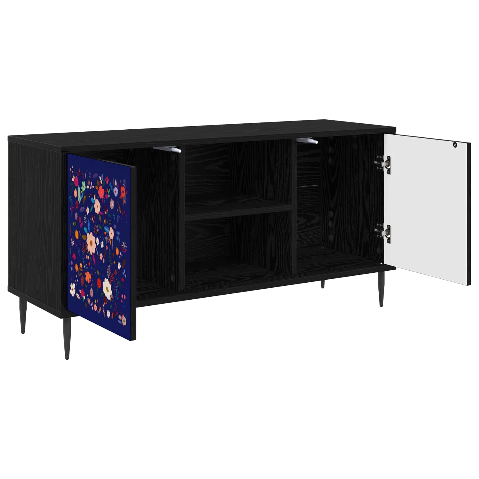 Ντουλάπι TV MAINZ 102 x 33 x 51 εκ Μαύρη Δρυς