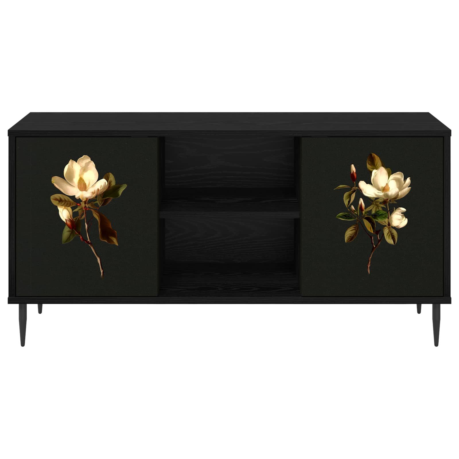 Ντουλάπι TV BREMEN 102 x 33 x 51 εκ Μαύρη Δρυς - Pakobazaar