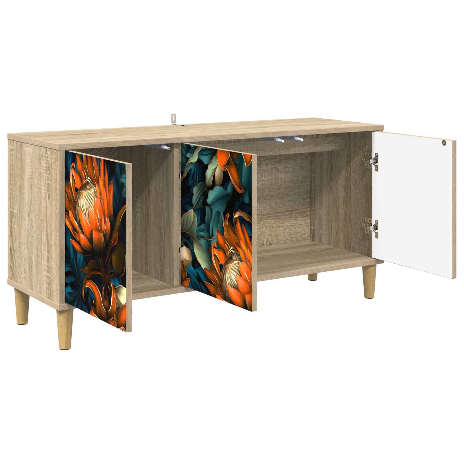 Ντουλάπι TV LOCHEM 102 x 33 x 50 εκ. Sonoma Επεξεργασμένο Ξύλο - Pakobazaar